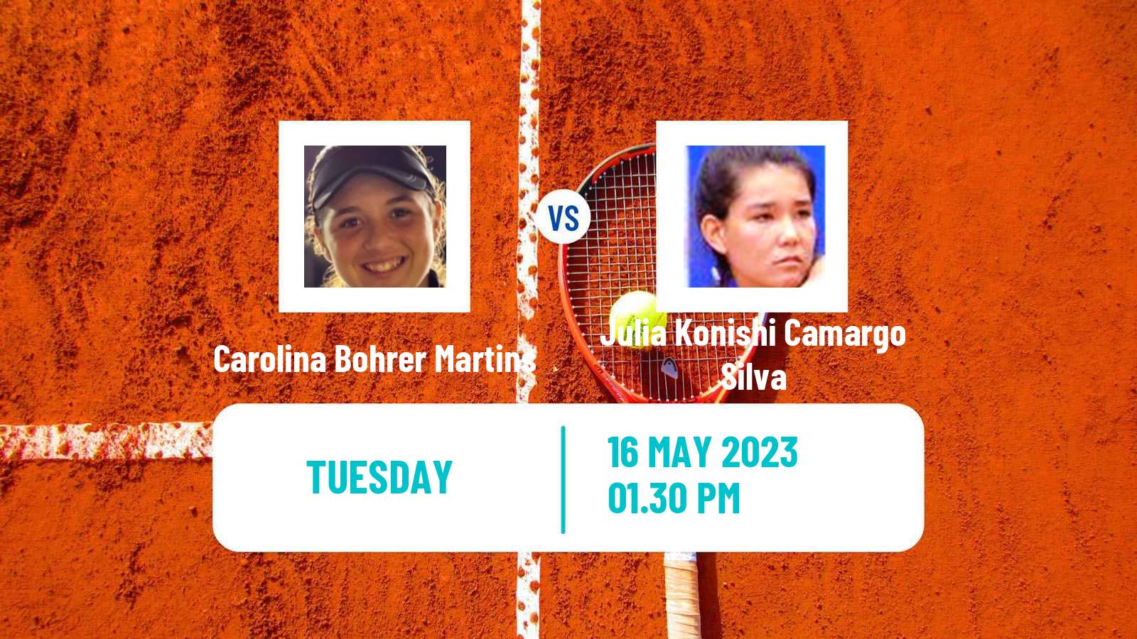 Tennis ITF W15 Curitiba Women Carolina Bohrer Martins - Julia Konishi Camargo Silva