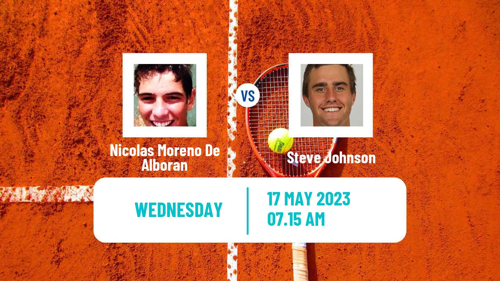 Tennis Oeiras 4 Challenger Men Nicolas Moreno De Alboran - Steve Johnson