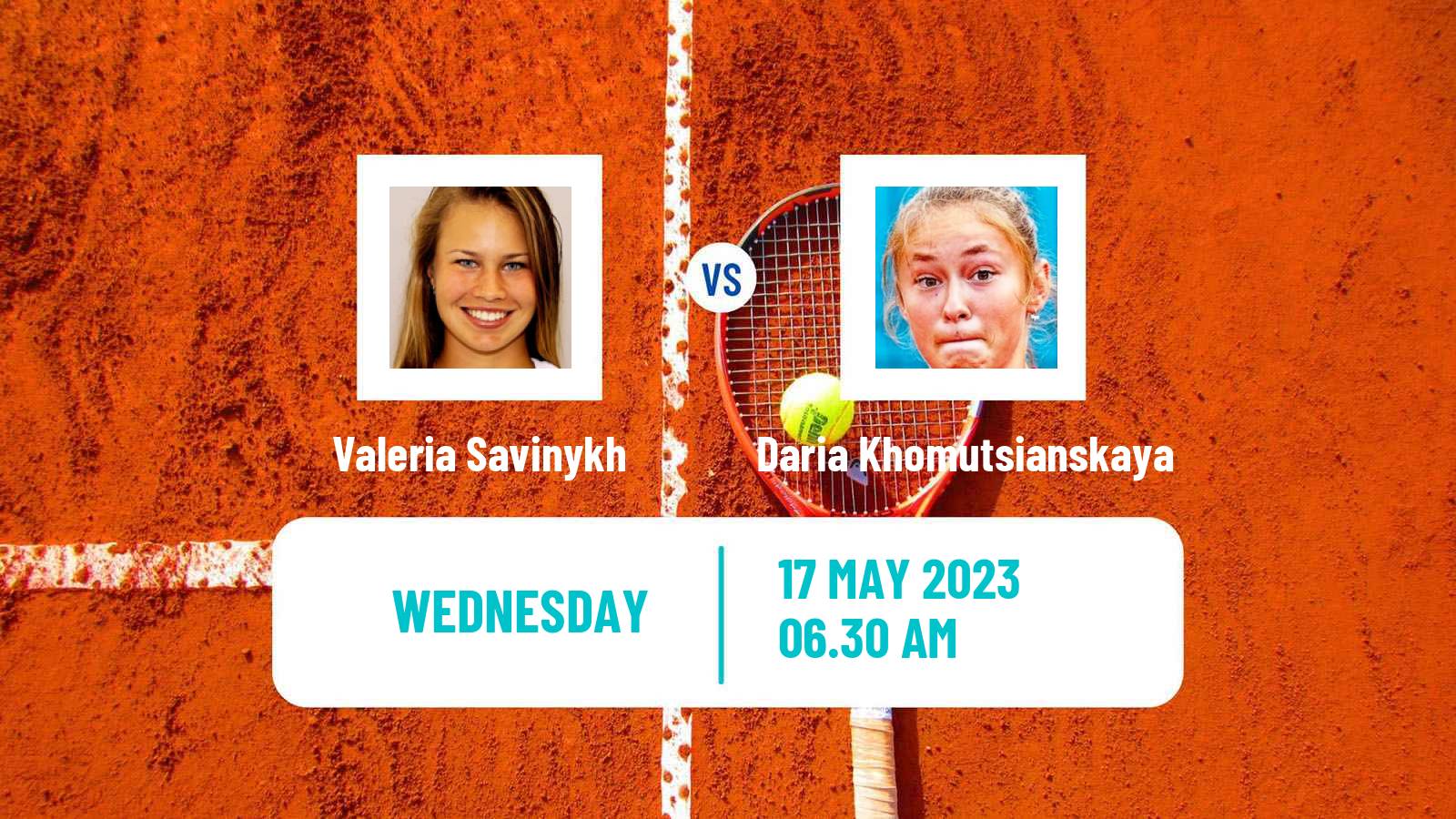 Tennis ITF W25 Kachreti 2 Women Valeria Savinykh - Daria Khomutsianskaya
