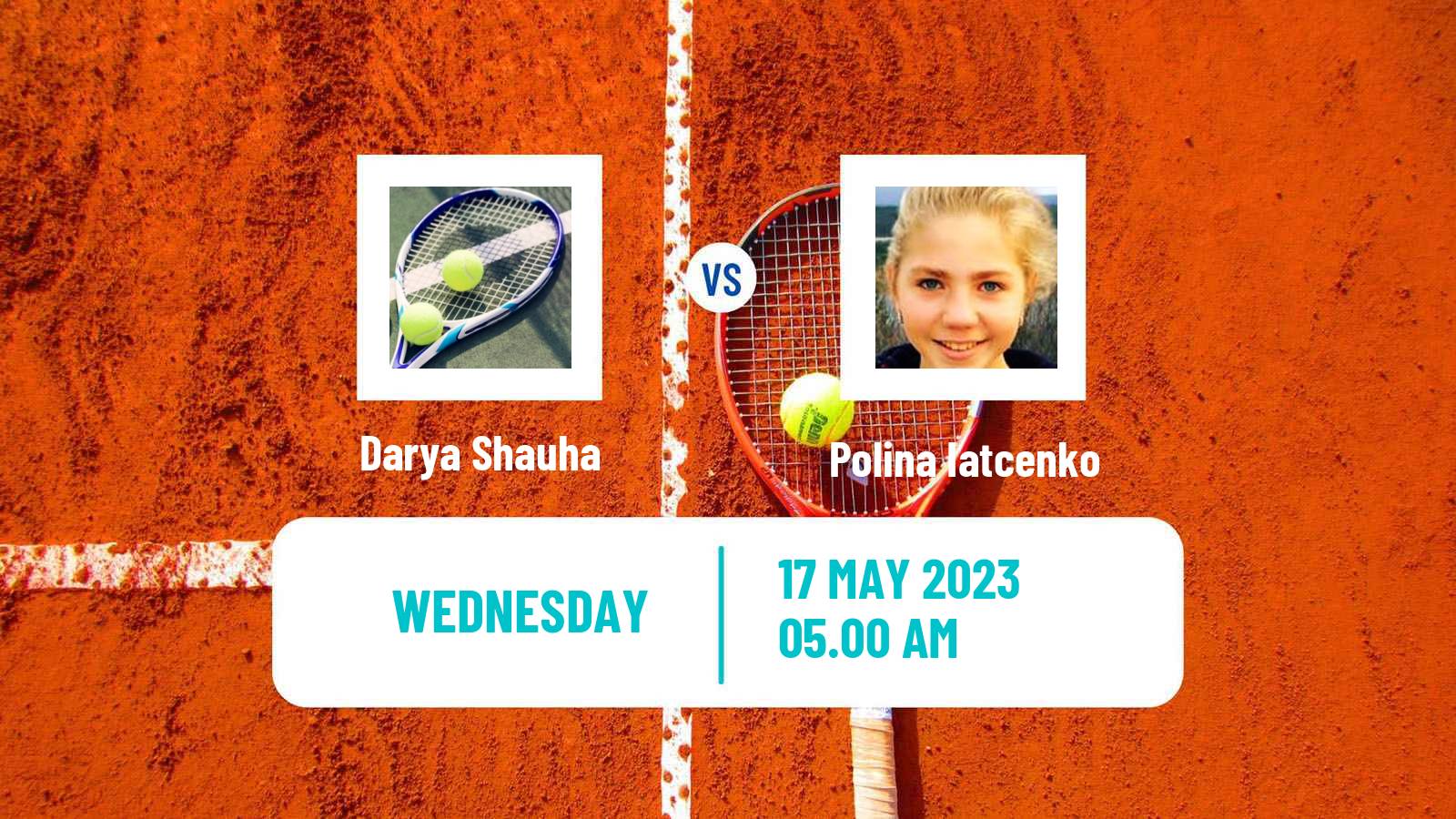 Tennis ITF W25 Kachreti 2 Women Darya Shauha - Polina Iatcenko