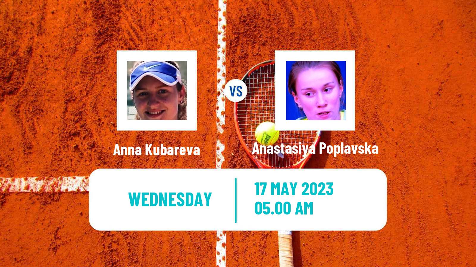 Tennis ITF W25 Kachreti 2 Women Anna Kubareva - Anastasiya Poplavska