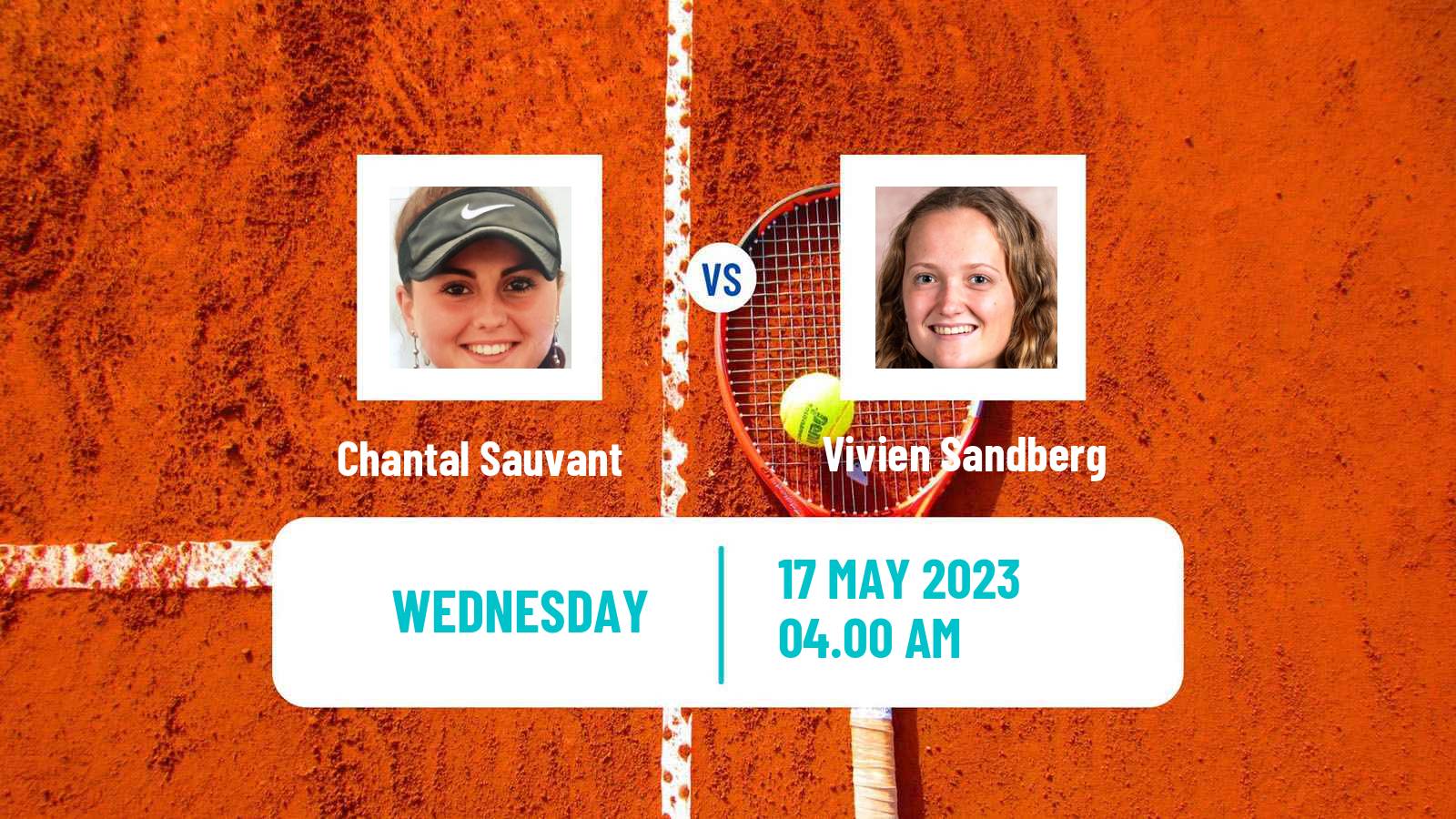 Tennis ITF W15 Antalya 16 Women Chantal Sauvant - Vivien Sandberg