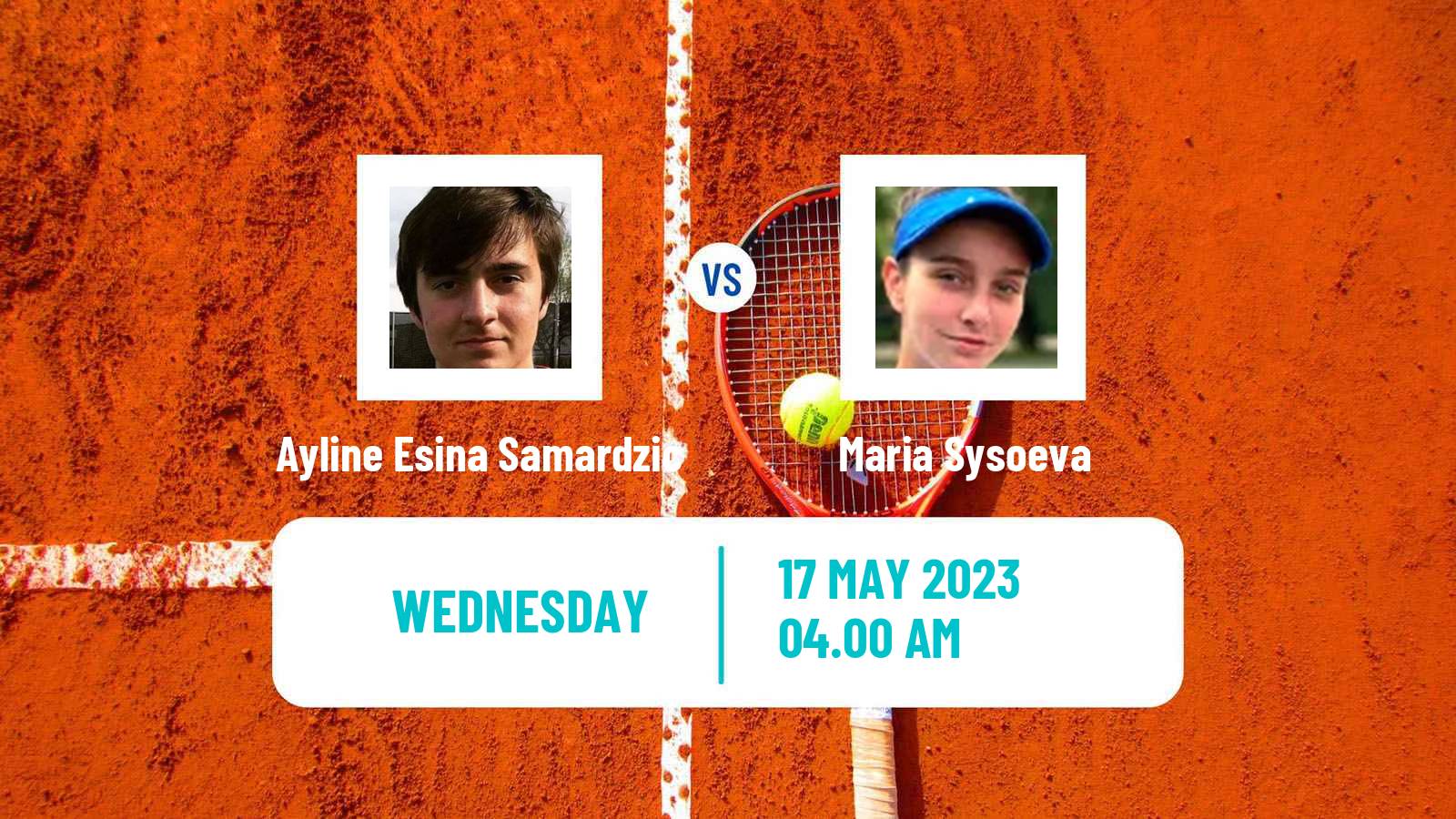 Tennis ITF W15 Antalya 16 Women Ayline Esina Samardzic - Maria Sysoeva