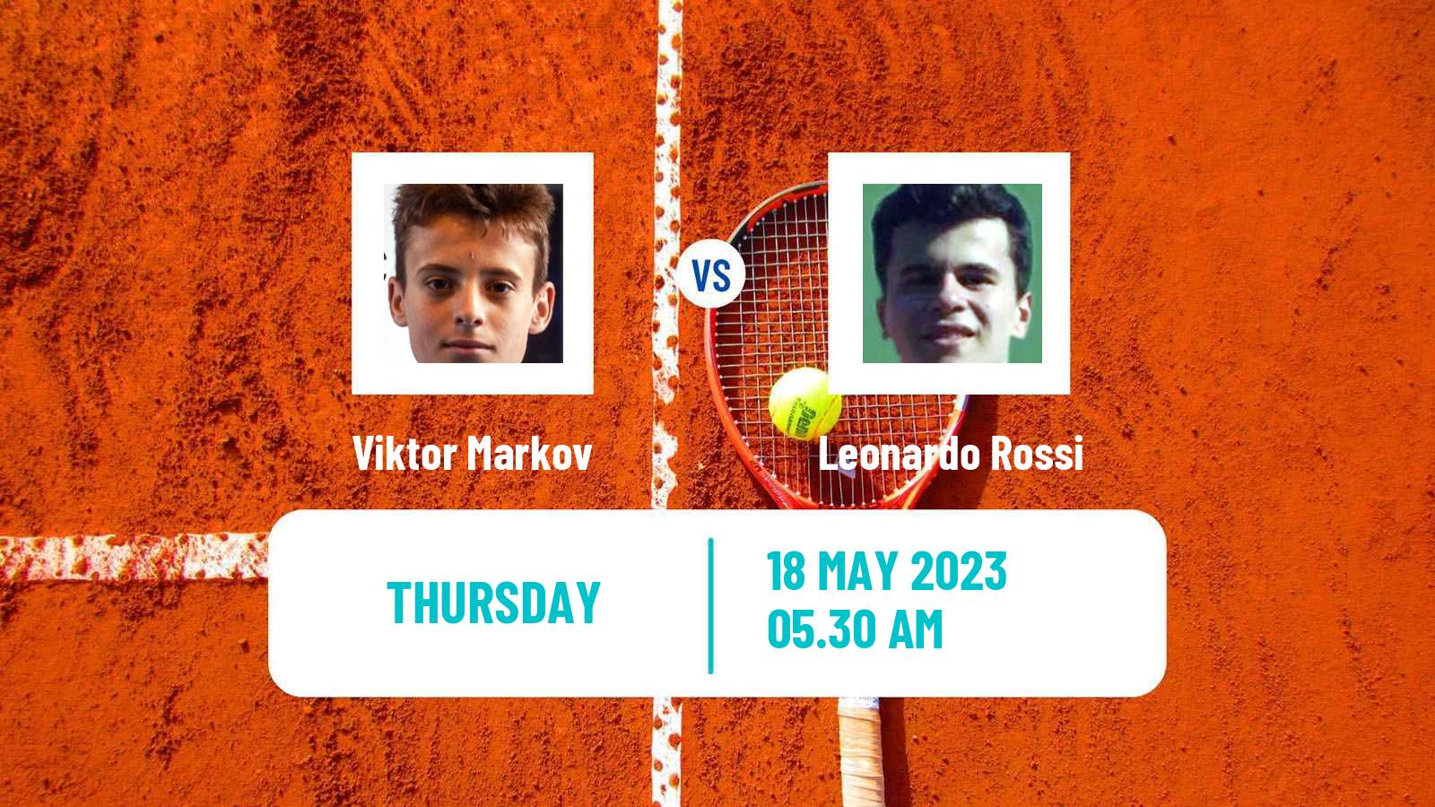 Tennis ITF M15 Pazardzhik Men Viktor Markov - Leonardo Rossi