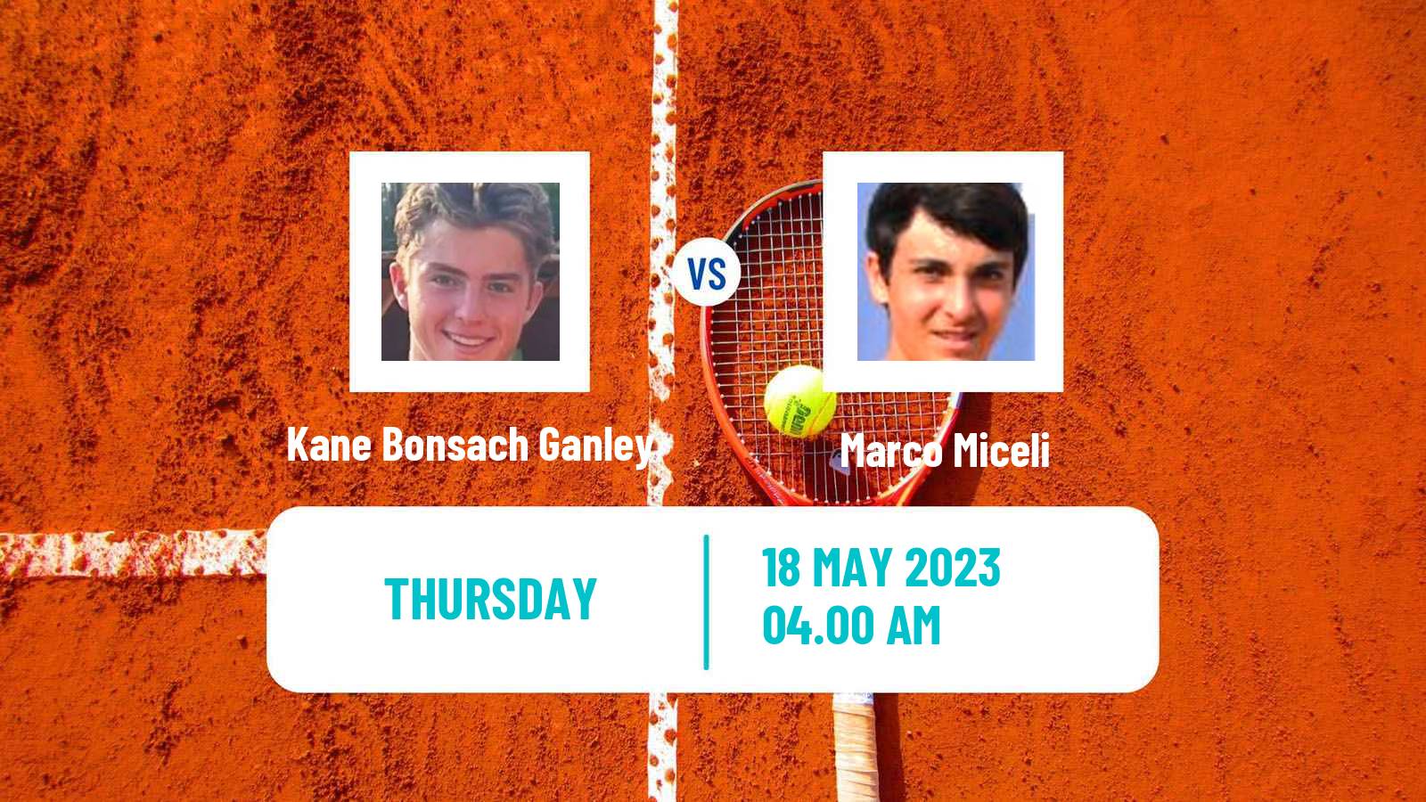 Tennis ITF M15 Pazardzhik Men Kane Bonsach Ganley - Marco Miceli