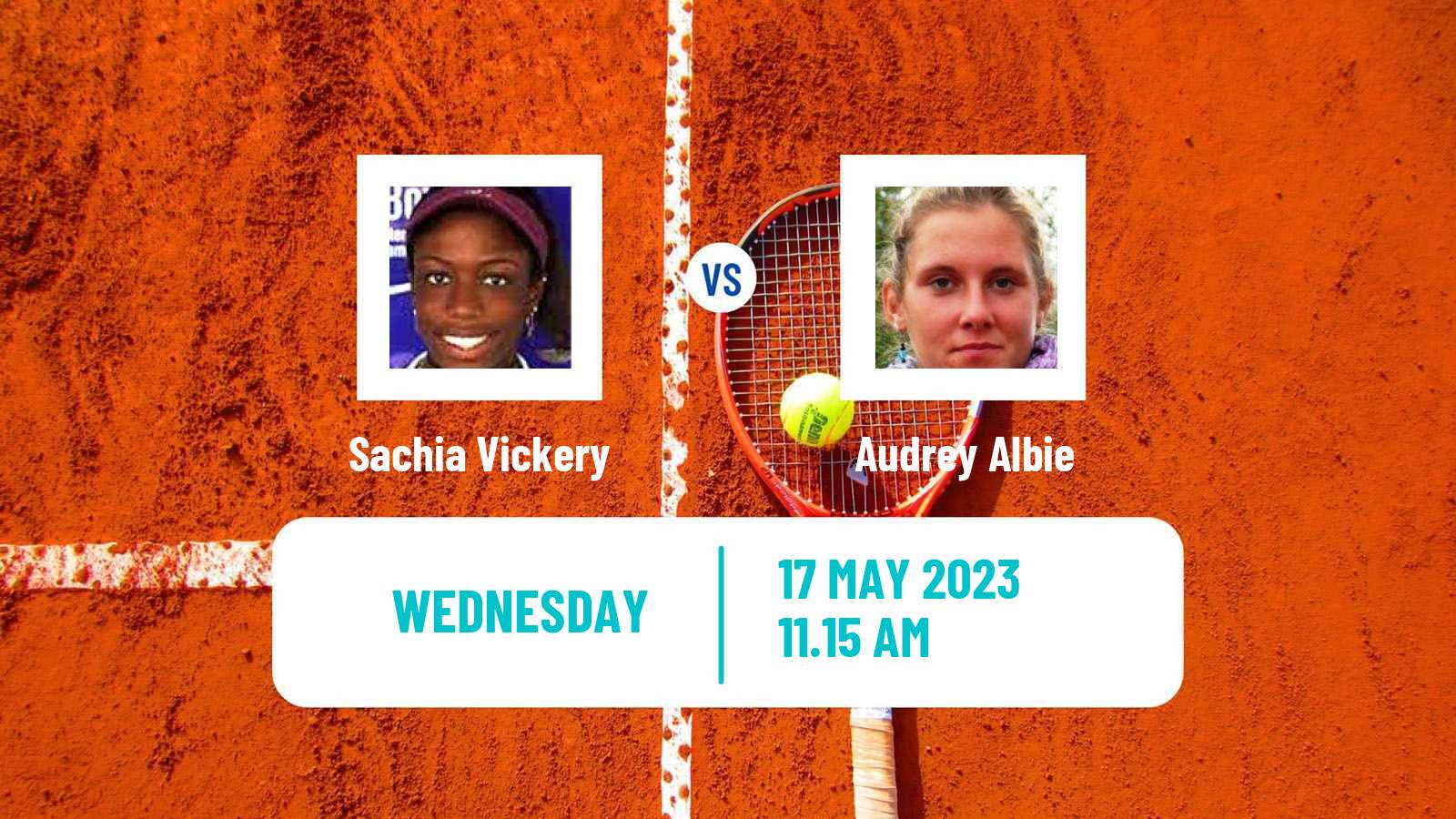 Tennis ITF W60 Saint Gaudens Women Sachia Vickery - Audrey Albie