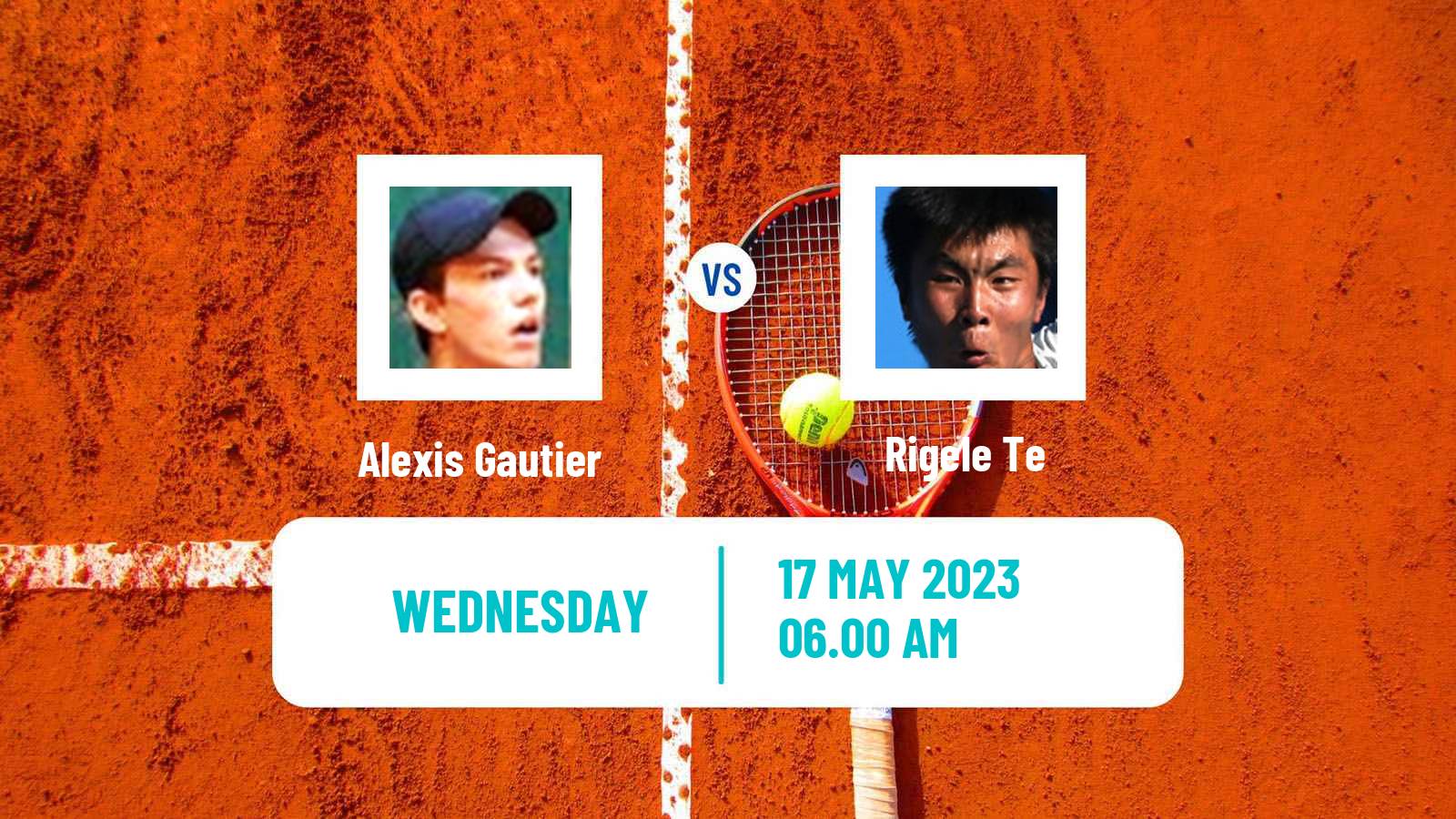 Tennis ITF M15 Monastir 20 Men Alexis Gautier - Rigele Te