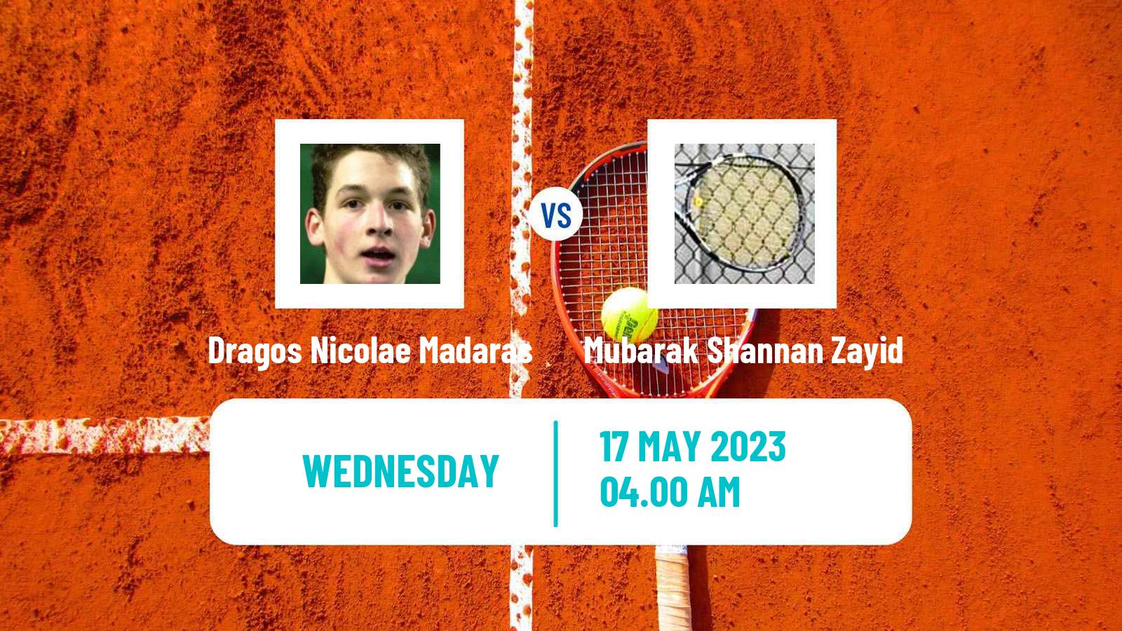 Tennis ITF M15 Antalya 16 Men Dragos Nicolae Madaras - Mubarak Shannan Zayid