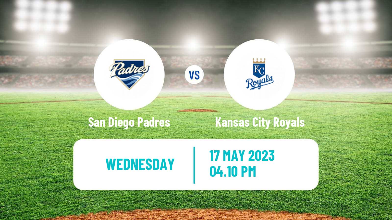 Baseball MLB San Diego Padres - Kansas City Royals