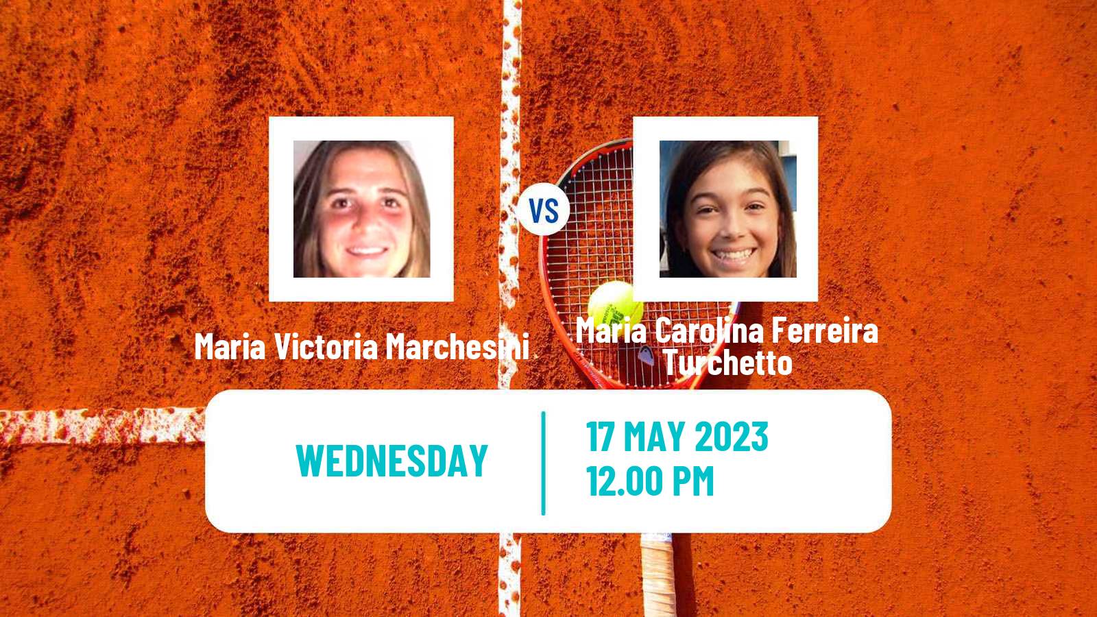 Tennis ITF W15 Curitiba Women Maria Victoria Marchesini - Maria Carolina Ferreira Turchetto