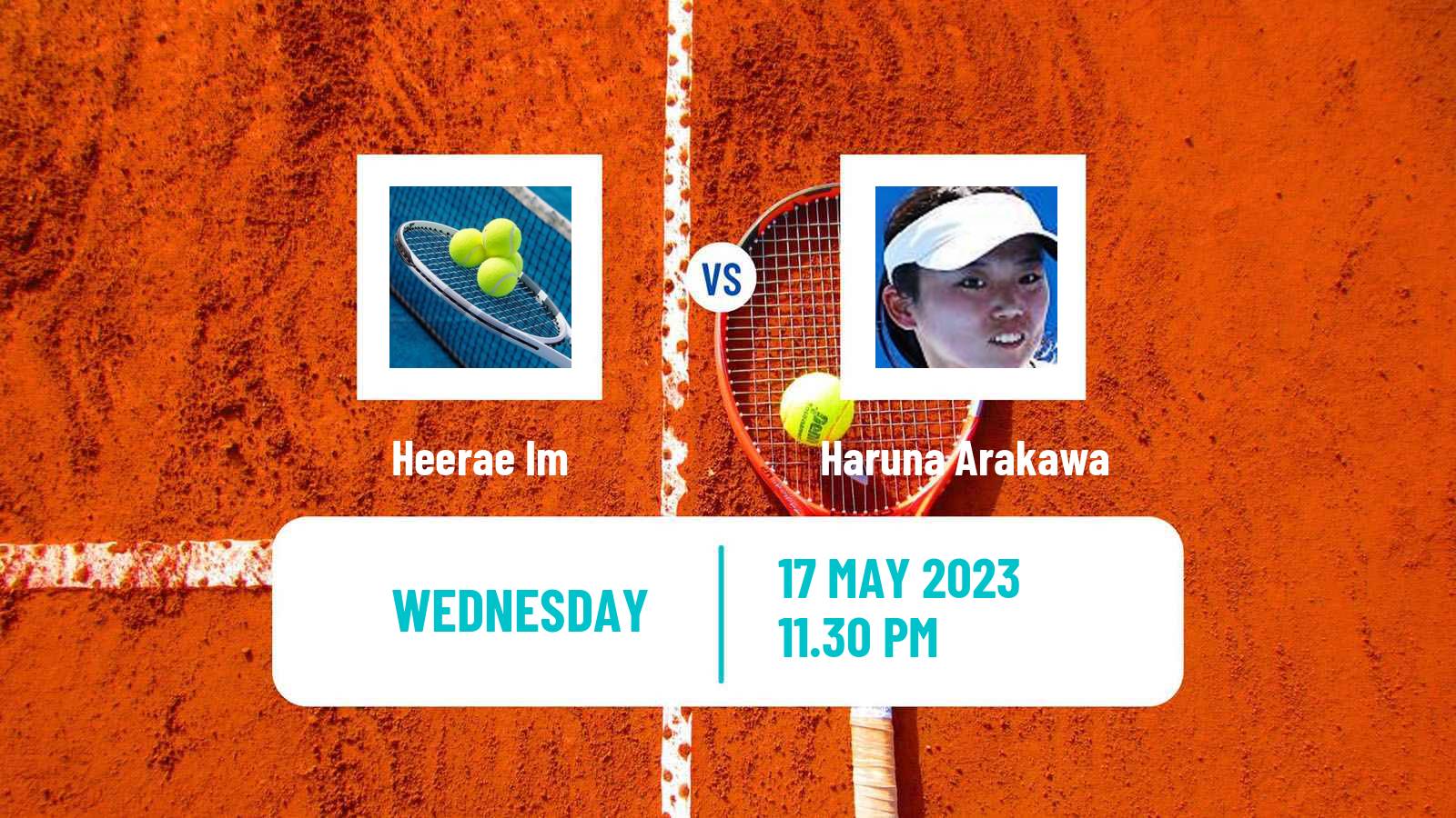 Tennis ITF W25 Incheon Women Heerae Im - Haruna Arakawa