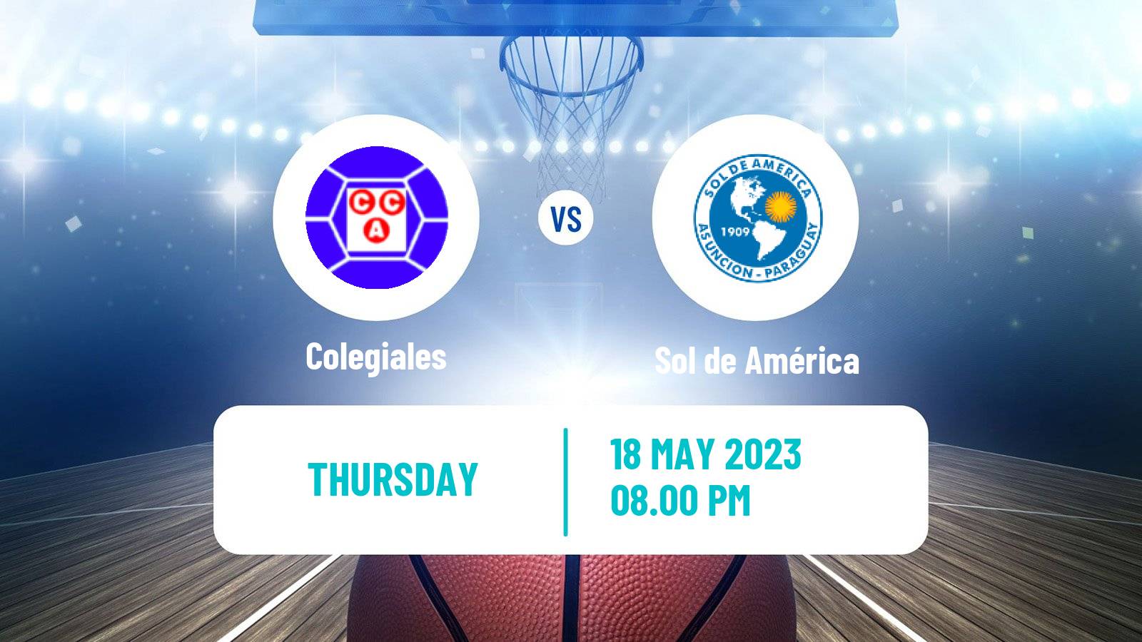 Basketball Paraguayan LNB Basketball Colegiales - Sol de América
