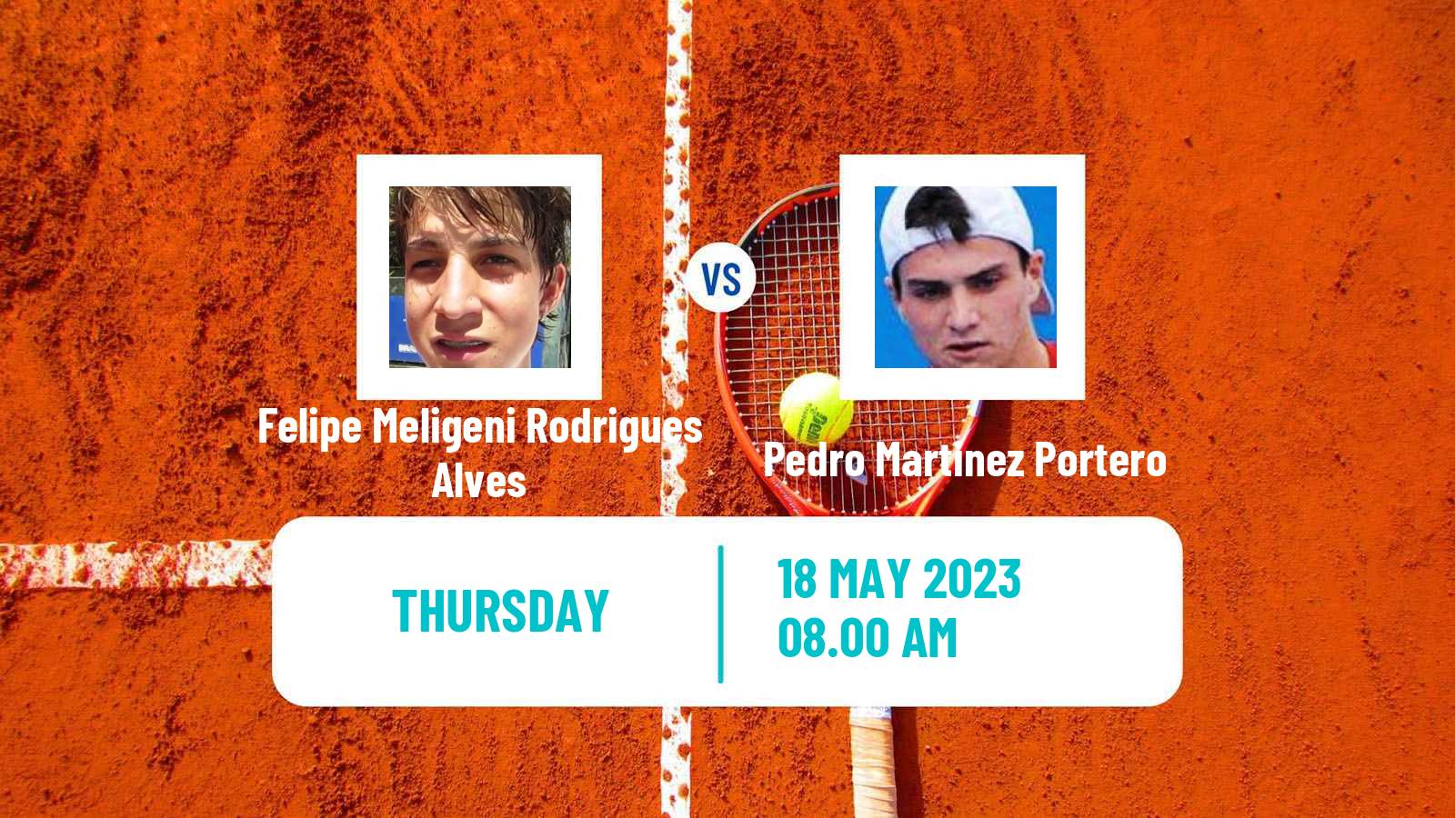 Tennis Oeiras 4 Challenger Men Felipe Meligeni Rodrigues Alves - Pedro Martinez Portero