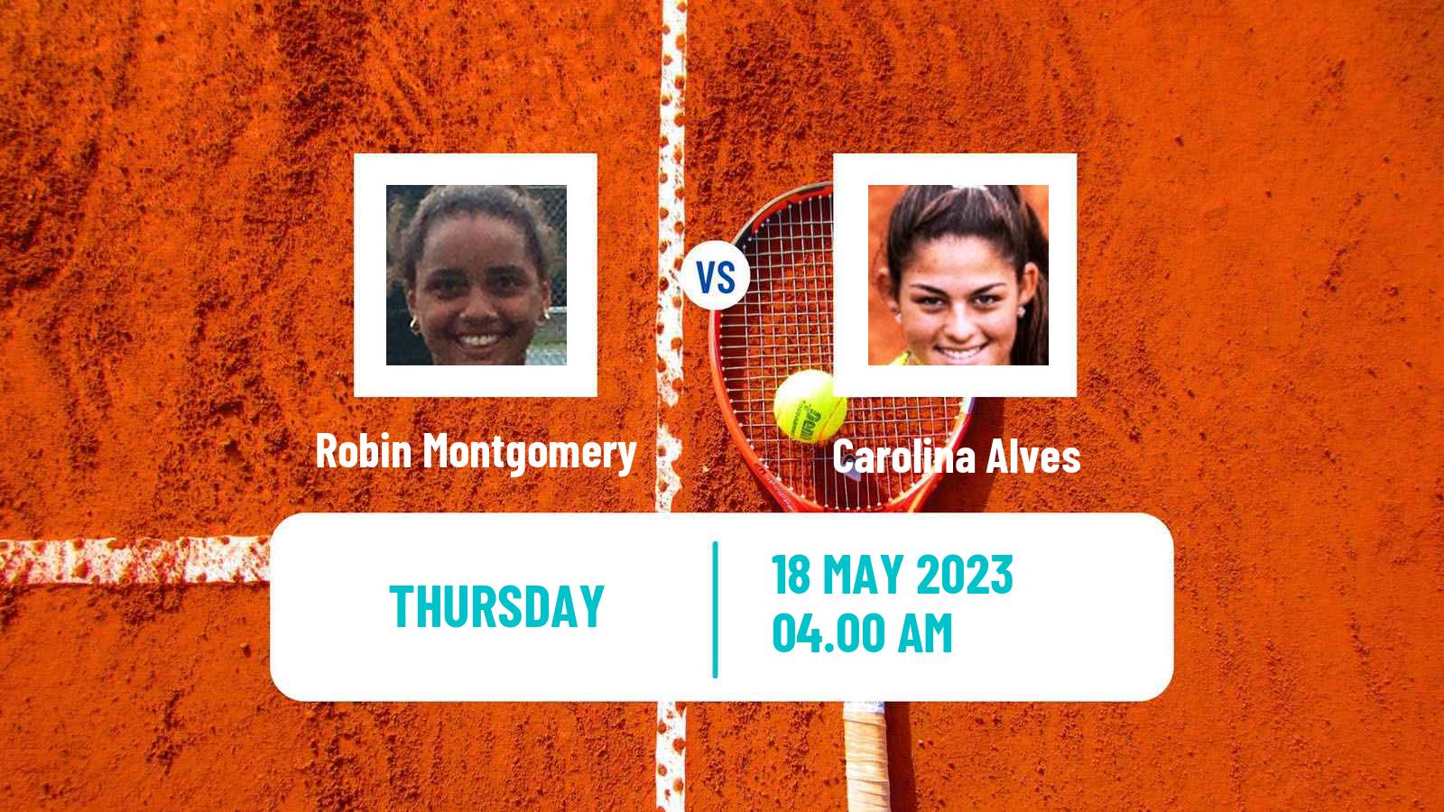 Tennis ITF W60 Saint Gaudens Women Robin Montgomery - Carolina Alves