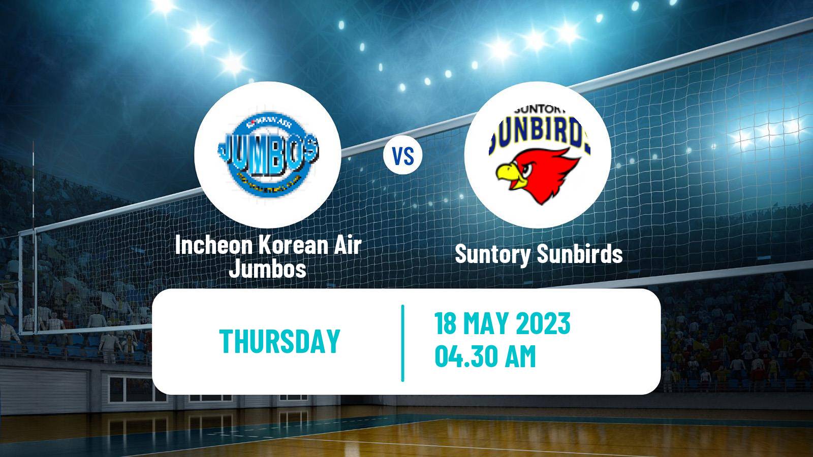 Volleyball Asian Club Championship Volleyball Incheon Korean Air Jumbos - Suntory Sunbirds