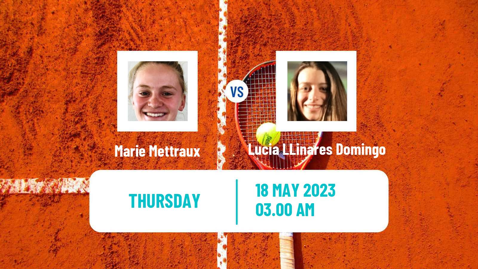 Tennis ITF W15 Antalya 16 Women Marie Mettraux - Lucia LLinares Domingo