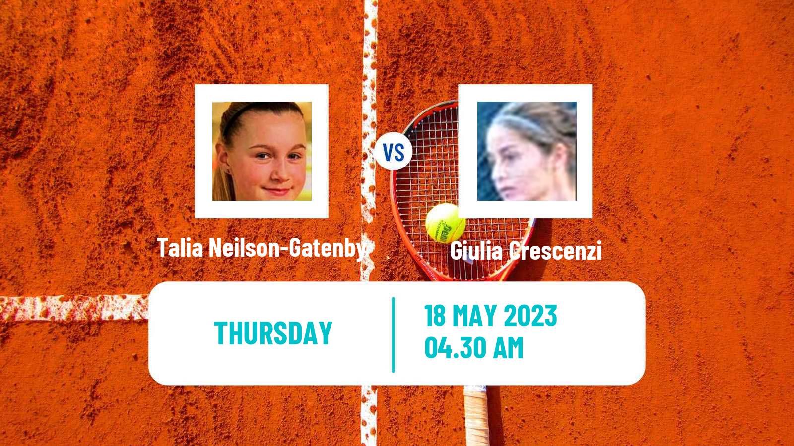 Tennis ITF W15 Monastir 16 Women Talia Neilson-Gatenby - Giulia Crescenzi