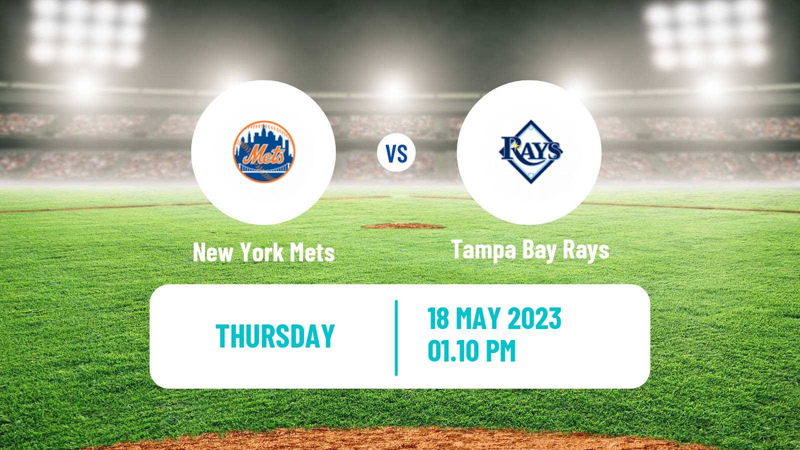 Baseball MLB New York Mets - Tampa Bay Rays