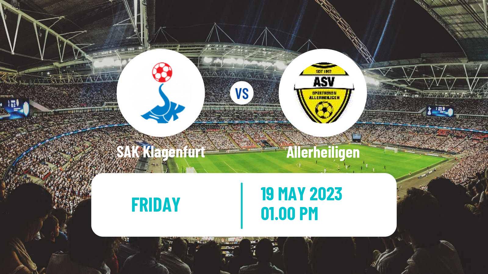 Soccer Austrian Regionalliga Central SAK Klagenfurt - Allerheiligen