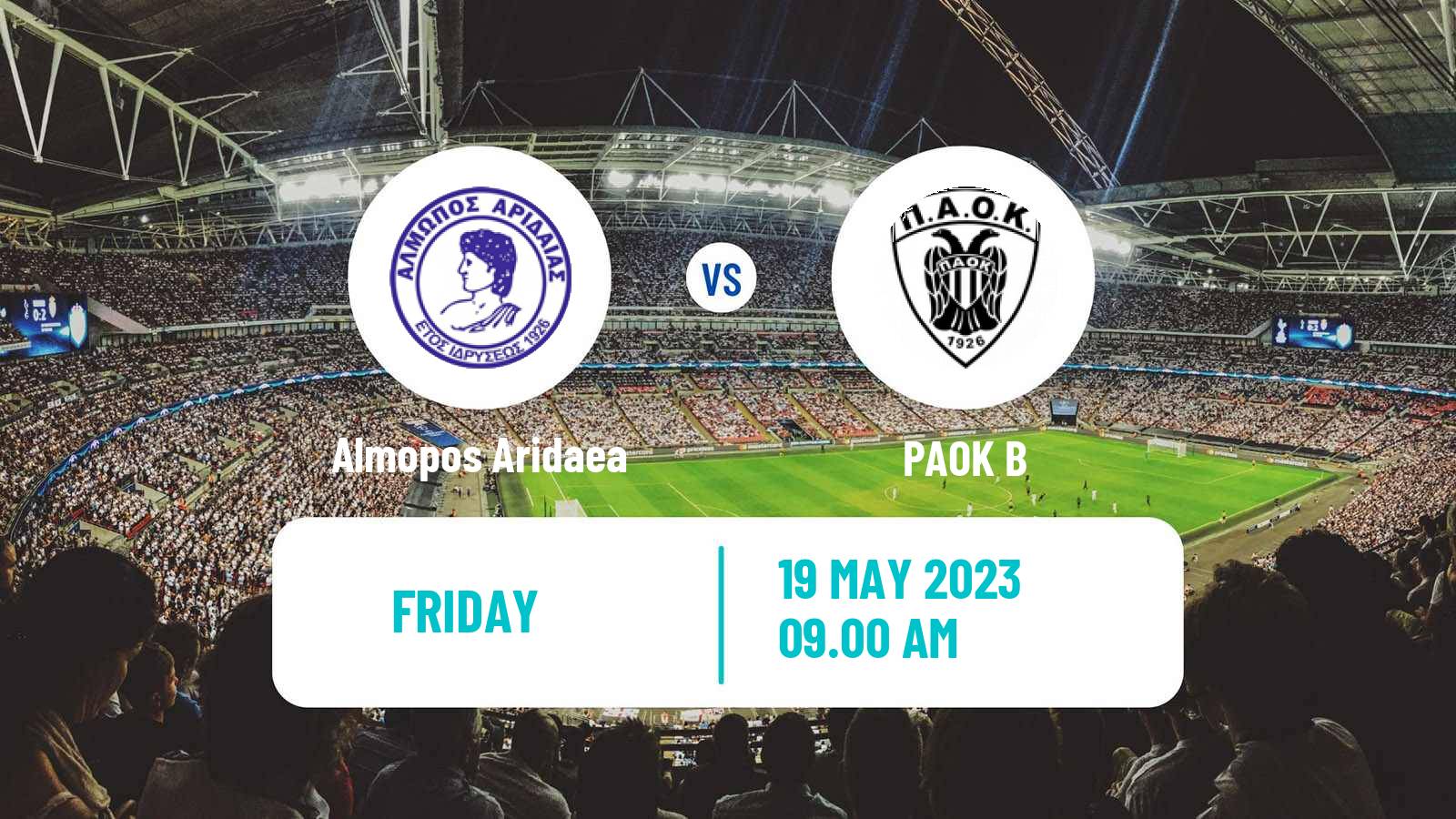 Soccer Greek Super League 2 Almopos Aridaea - PAOK B