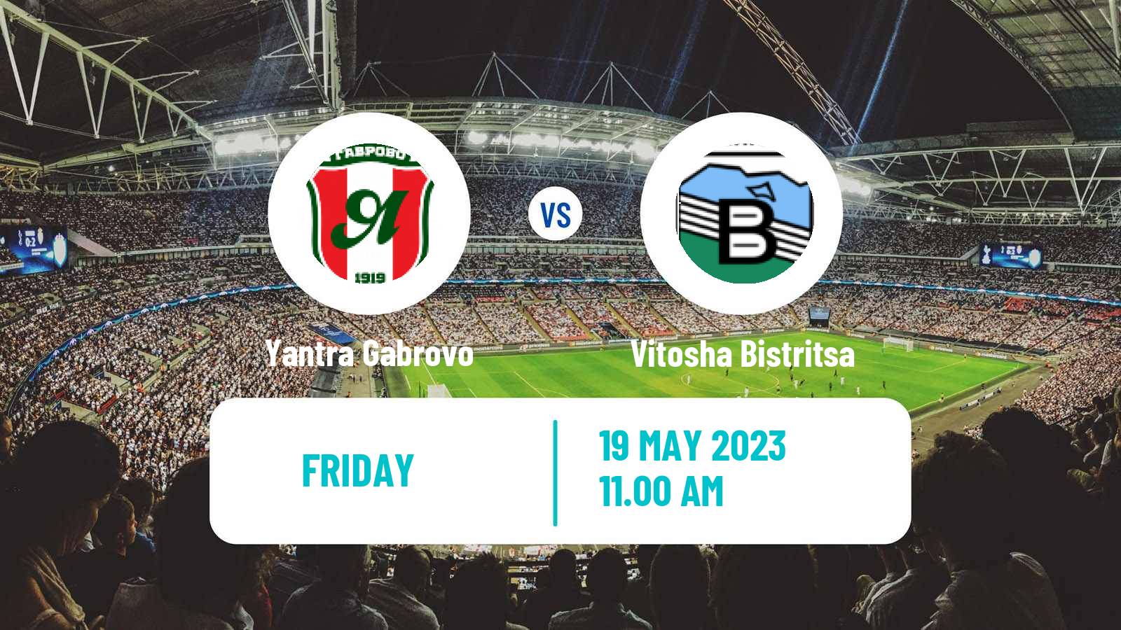 Soccer Bulgarian Vtora Liga Yantra Gabrovo - Vitosha Bistritsa