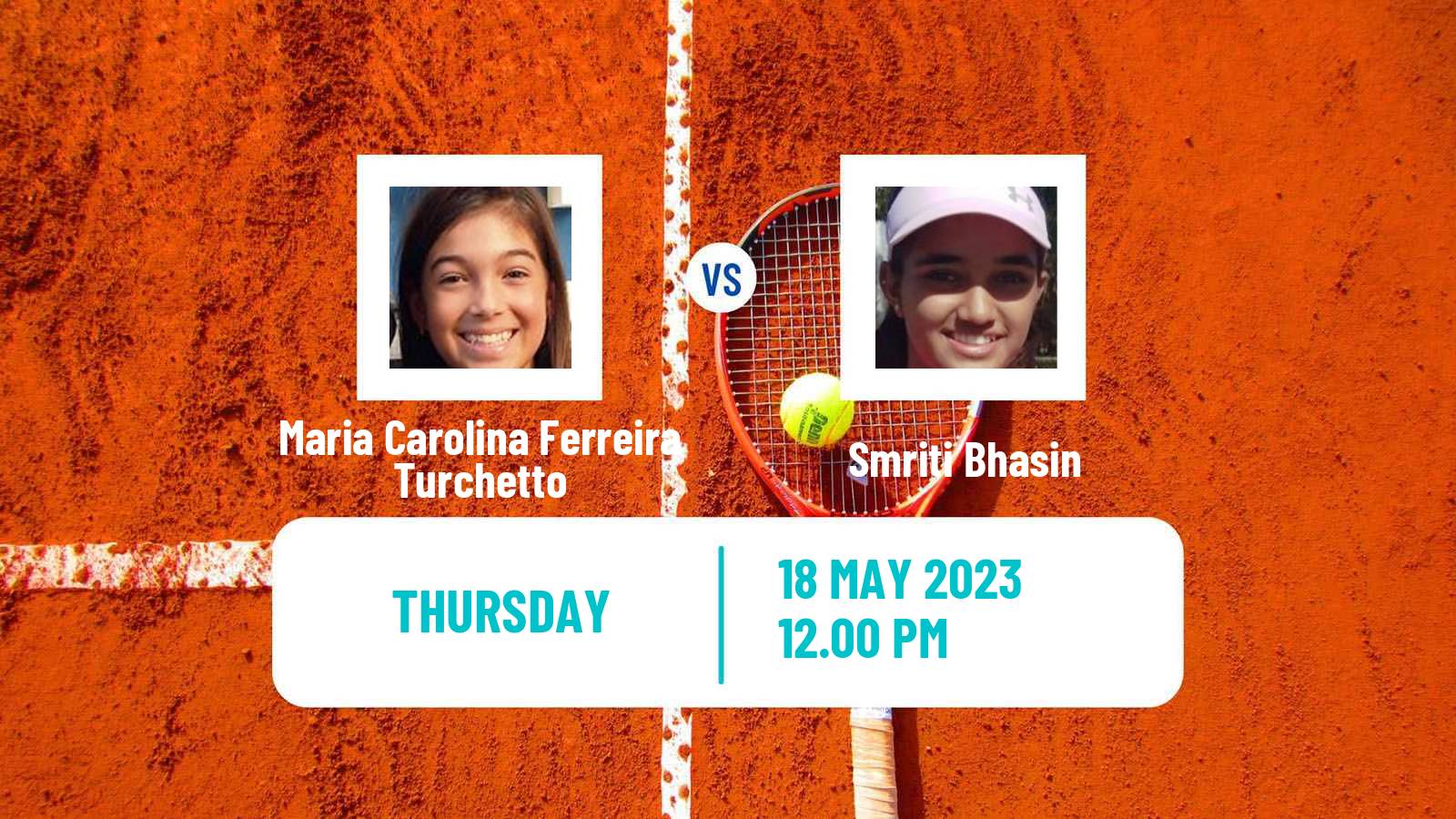 Tennis ITF W15 Curitiba Women Maria Carolina Ferreira Turchetto - Smriti Bhasin