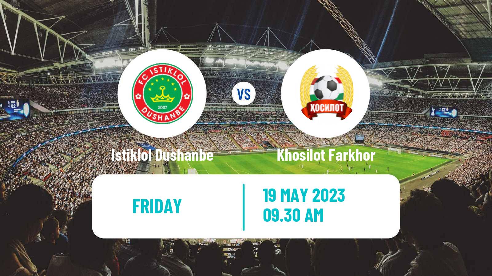 Soccer Tajik League Istiklol Dushanbe - Khosilot Farkhor