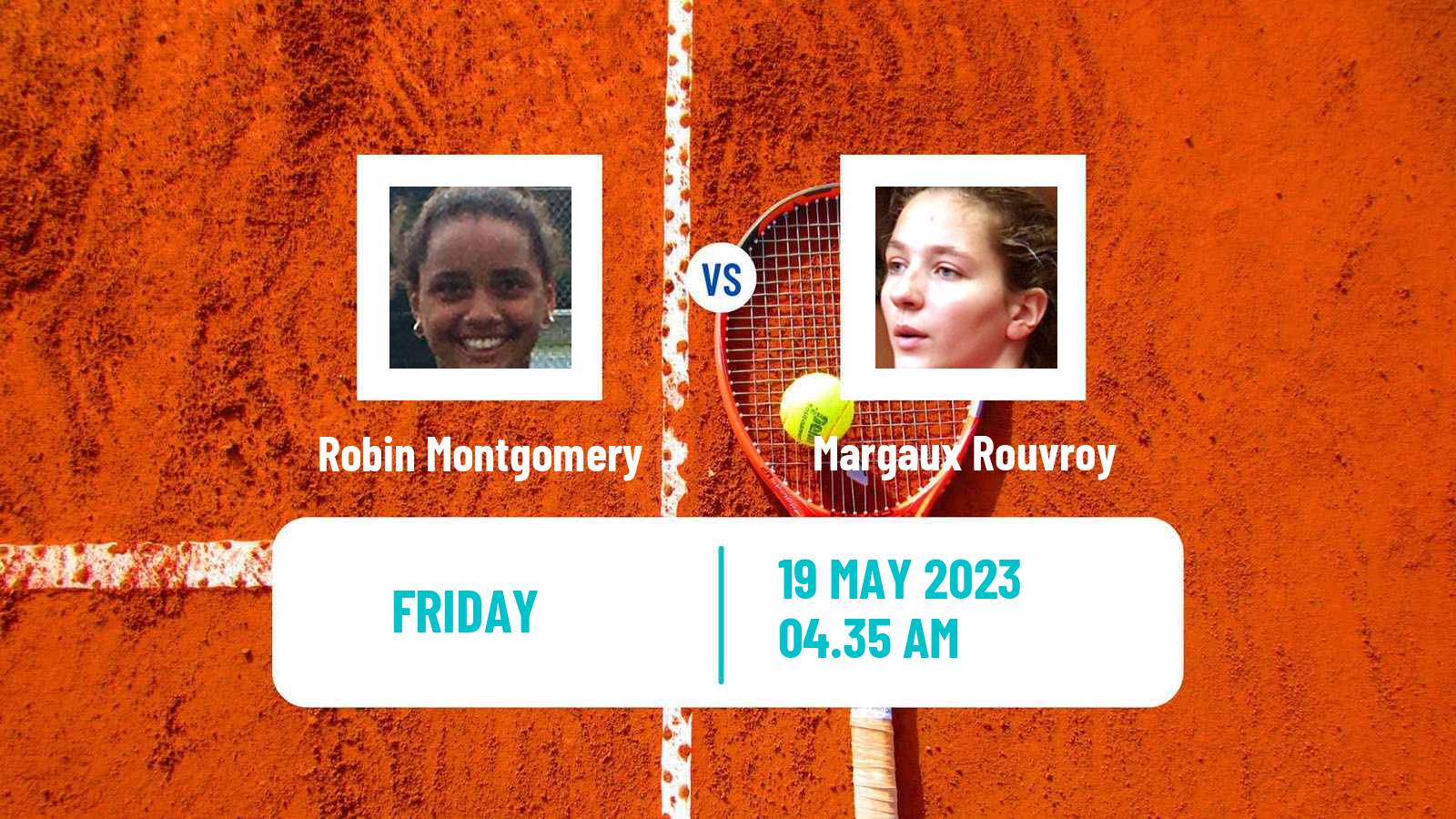Tennis ITF W60 Saint Gaudens Women Robin Montgomery - Margaux Rouvroy