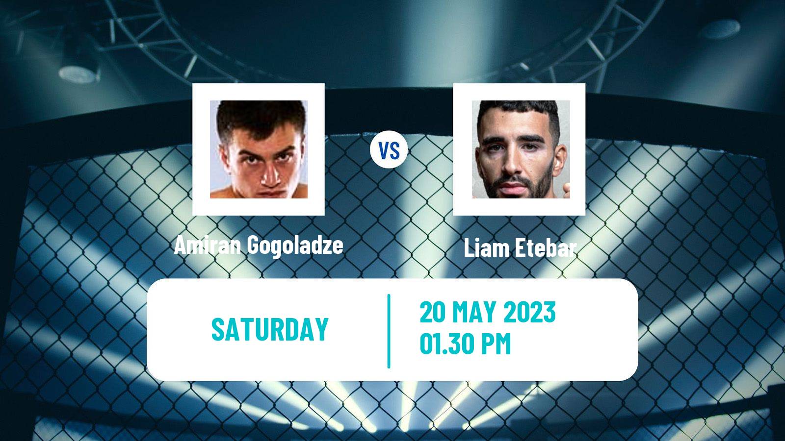 MMA Catchweight Oktagon Men Amiran Gogoladze - Liam Etebar