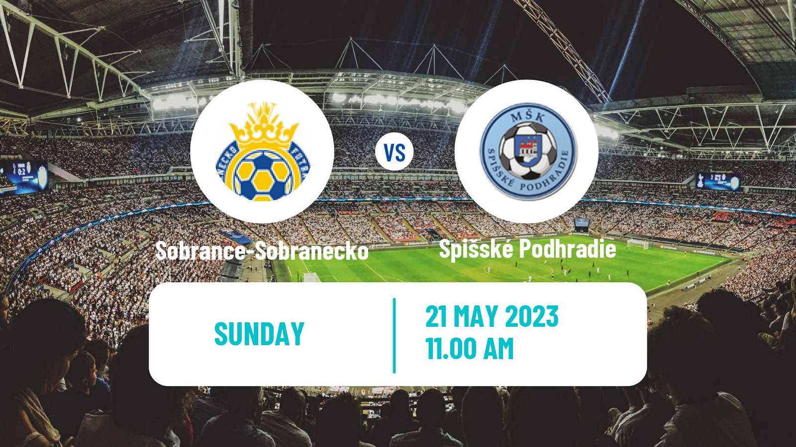 Soccer Slovak 4 Liga East Sobrance-Sobranecko - Spišské Podhradie