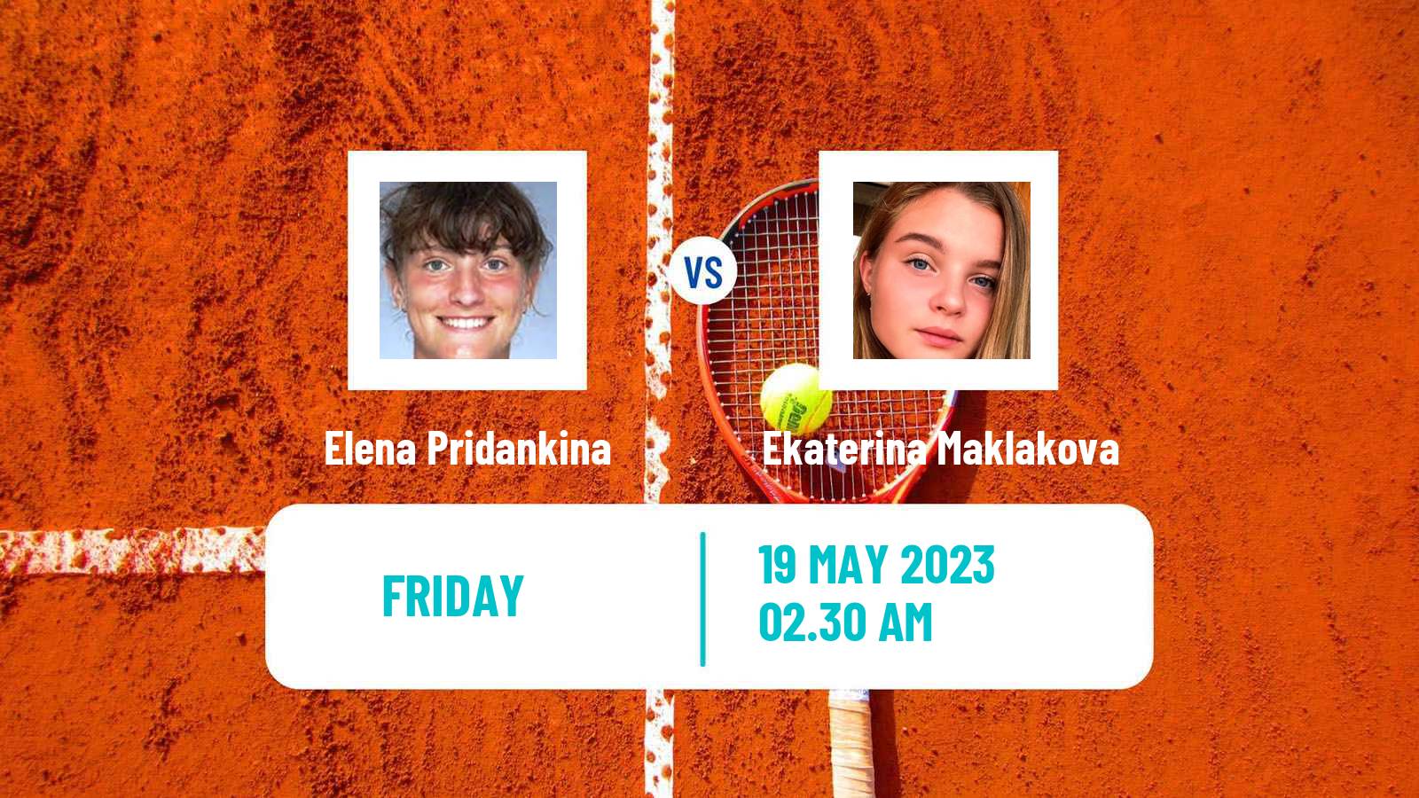 Tennis ITF W25 Kachreti 2 Women Elena Pridankina - Ekaterina Maklakova