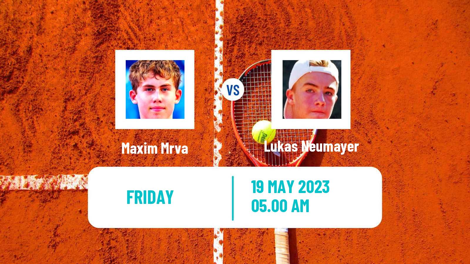 Tennis ITF M25 Prague Men Maxim Mrva - Lukas Neumayer