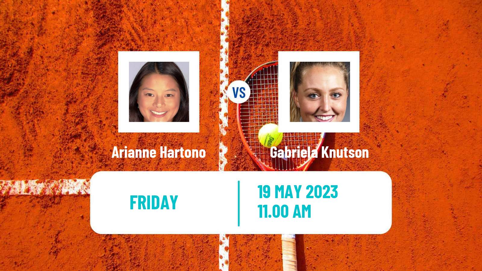 Tennis ITF W25 Monzon Women Arianne Hartono - Gabriela Knutson