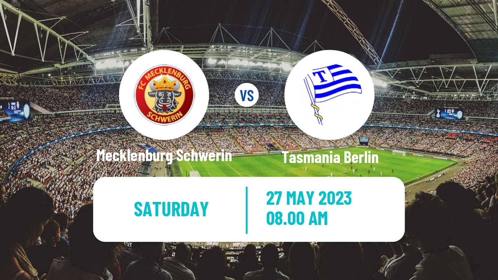 Soccer German Oberliga NOFV-Nord Mecklenburg Schwerin - Tasmania Berlin
