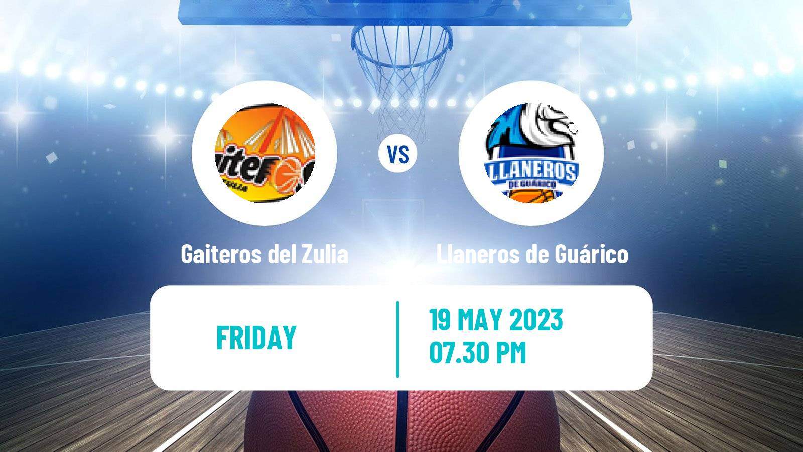 Basketball Venezuelan Superliga Basketball Gaiteros del Zulia - Llaneros de Guárico