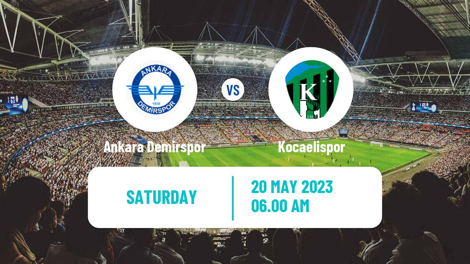 Soccer Turkish Second League Red Group Ankara Demirspor - Kocaelispor