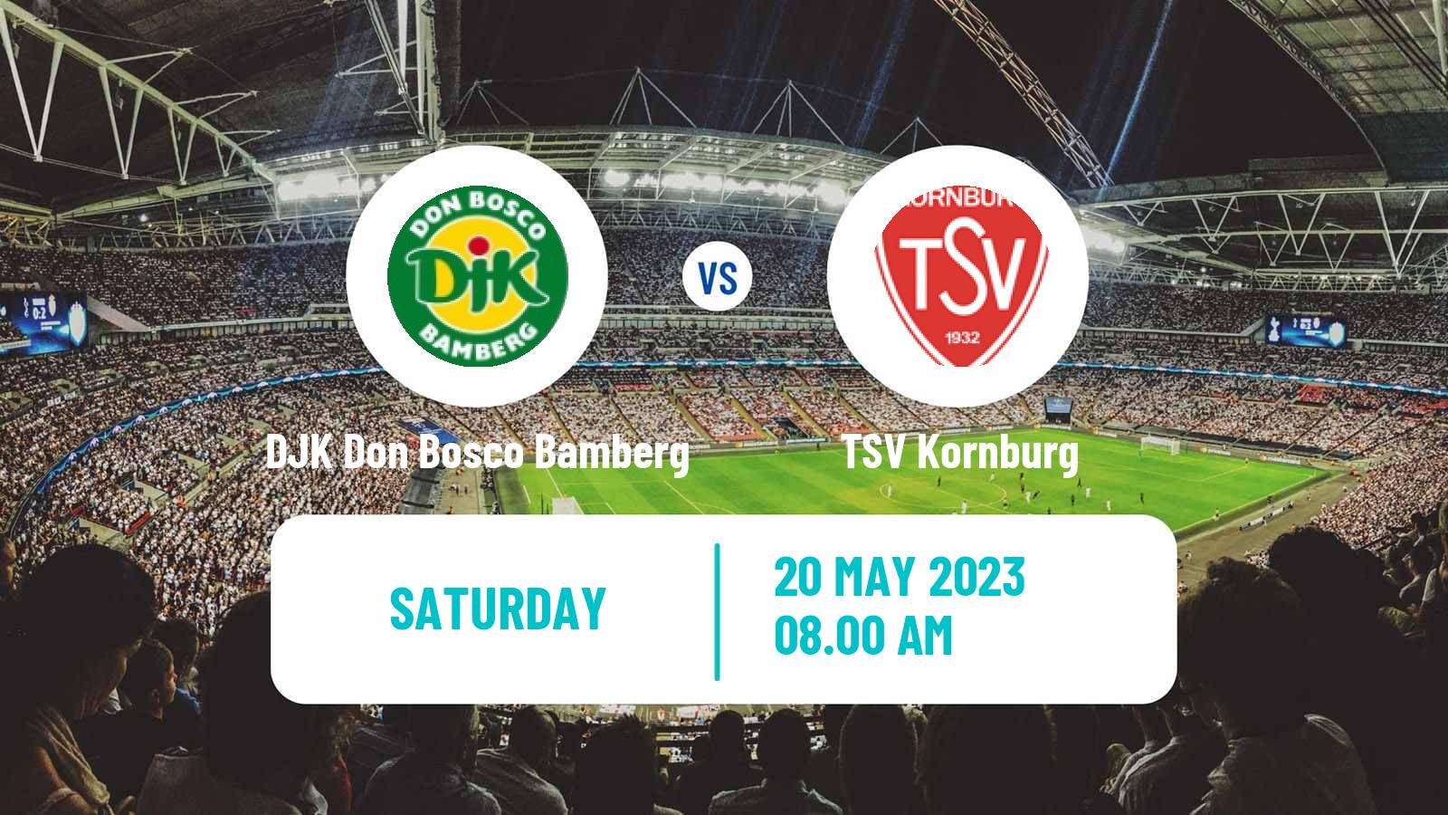 Soccer German Oberliga Bayern Nord DJK Don Bosco Bamberg - Kornburg