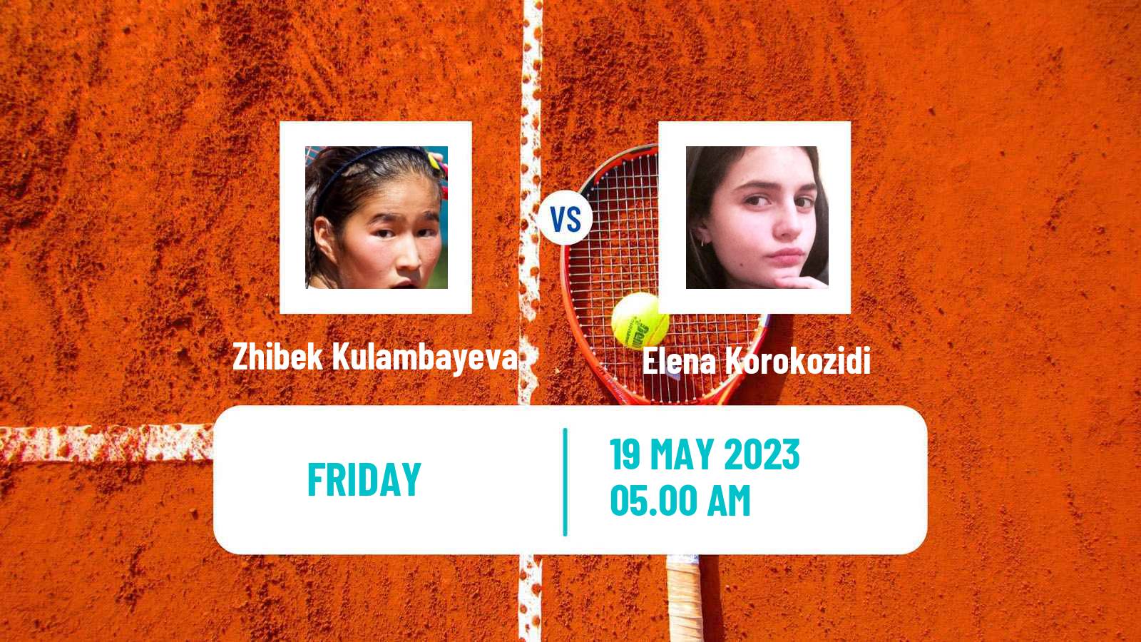 Tennis ITF W25 Kursumlijska Banja Women Zhibek Kulambayeva - Elena Korokozidi