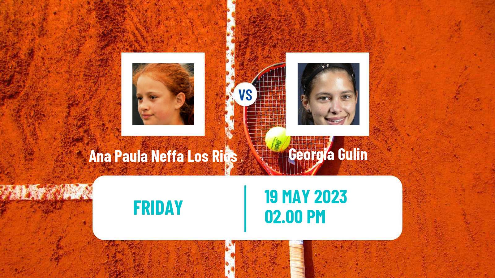 Tennis ITF W15 Curitiba Women Ana Paula Neffa Los Rios - Georgia Gulin