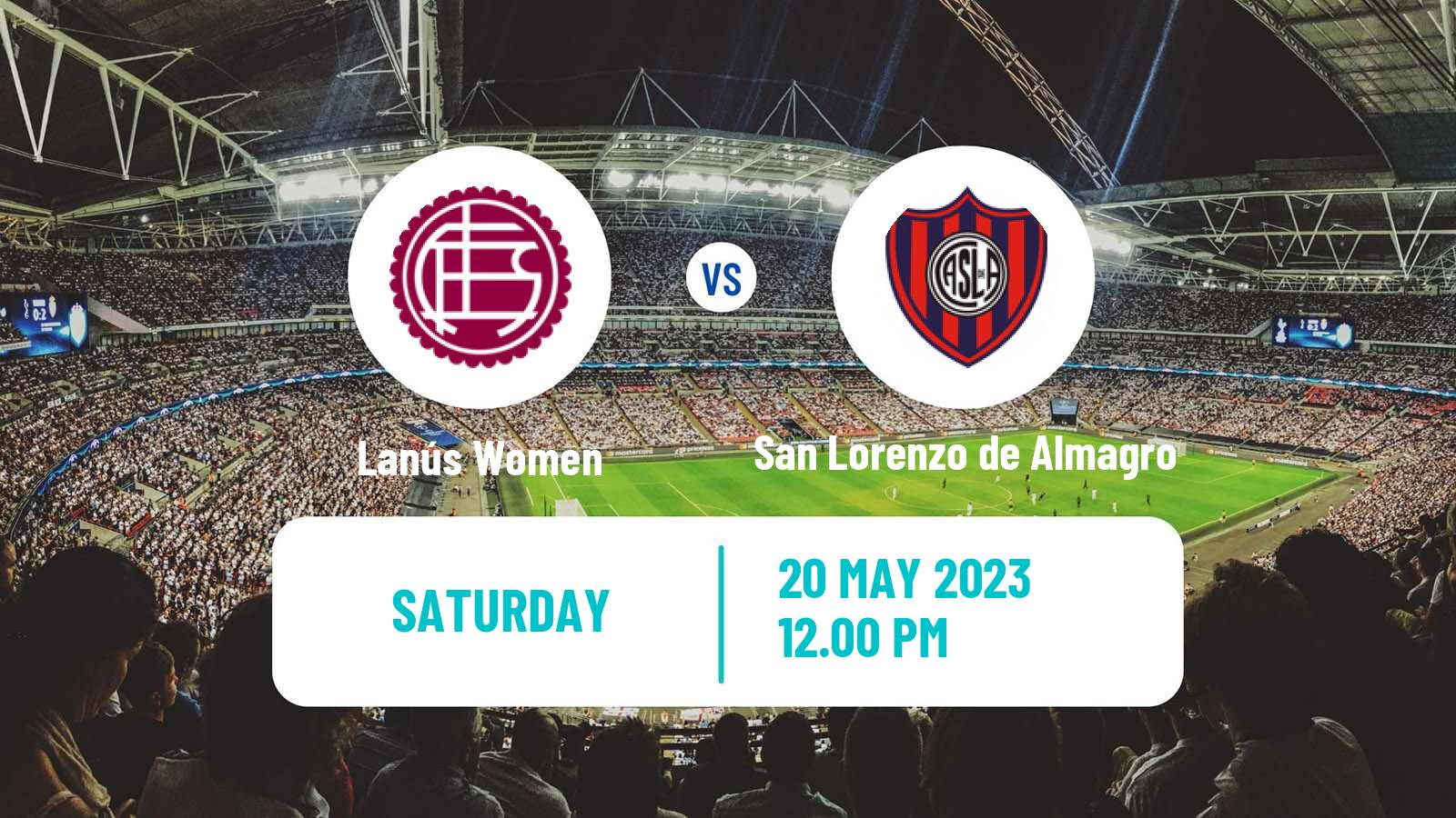 Soccer Argentinian Primera A Women Lanús - San Lorenzo de Almagro