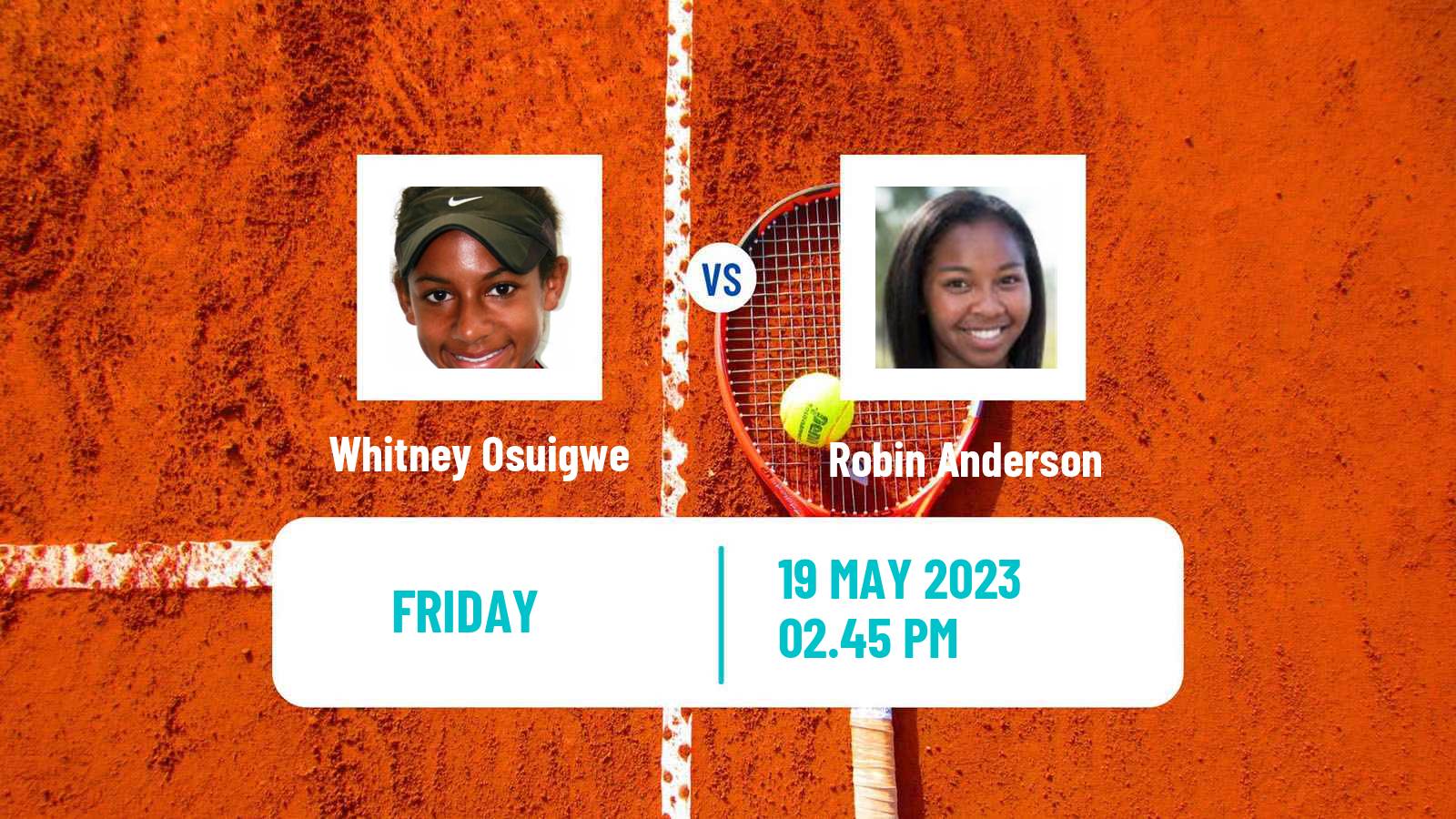 Tennis ITF W60 Pelham Al Women Whitney Osuigwe - Robin Anderson