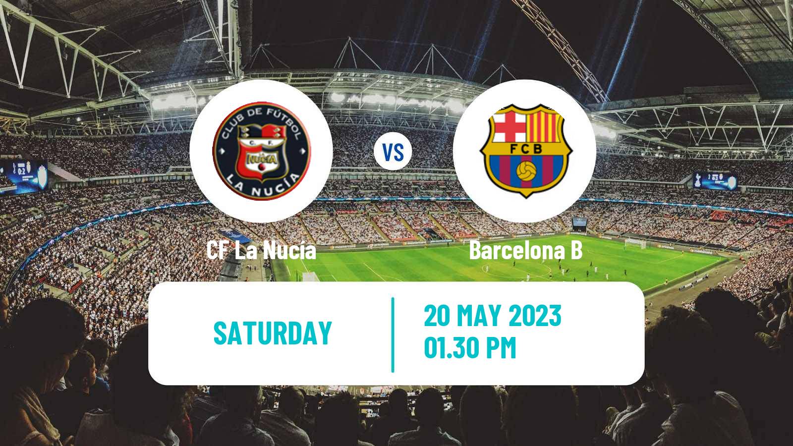 Soccer Spanish Primera RFEF Group 2 La Nucía - Barcelona B