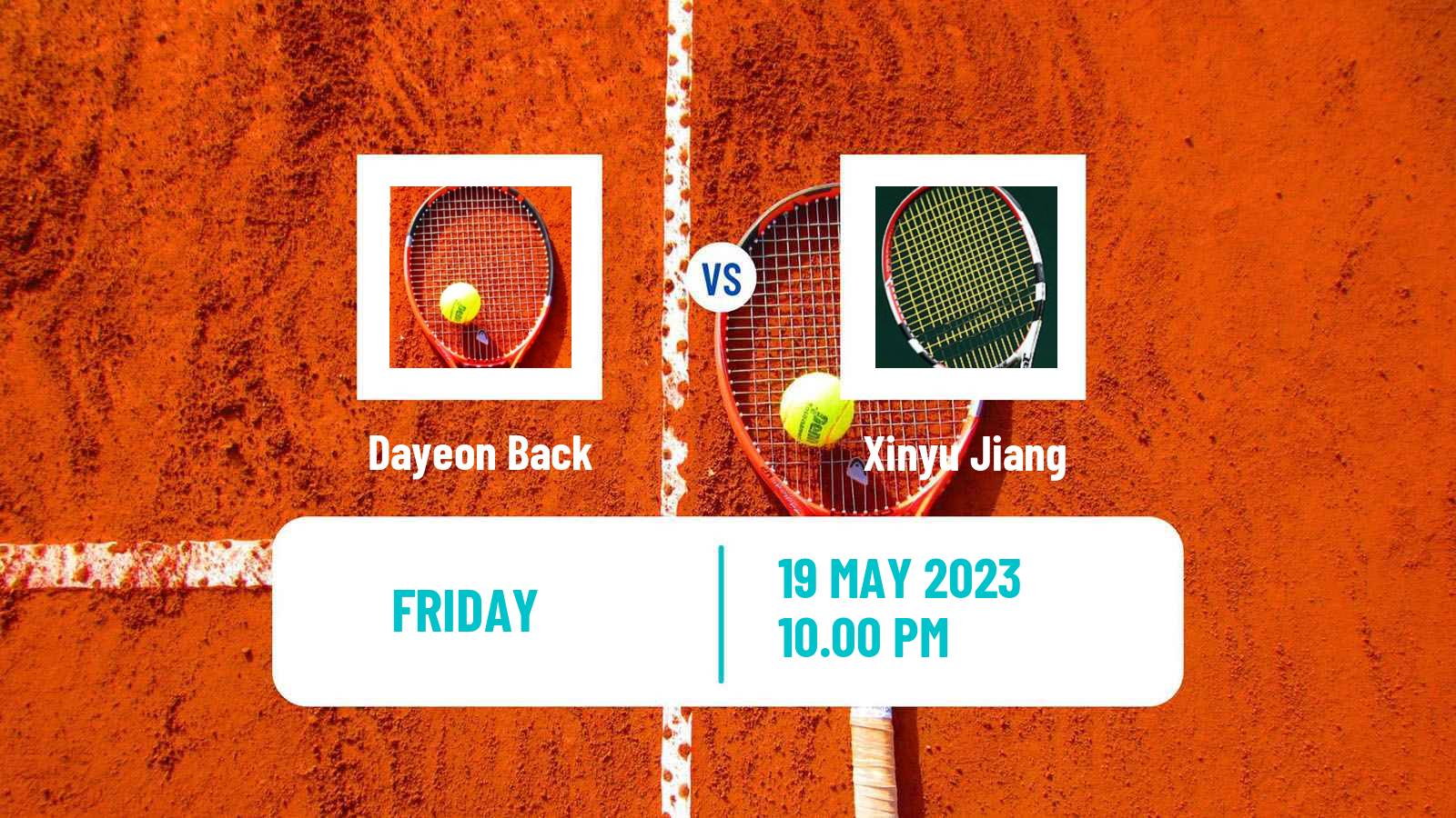 Tennis ITF W25 Incheon Women Dayeon Back - Xinyu Jiang