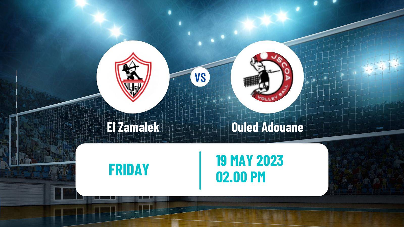 Volleyball African Club Championship Volleyball El Zamalek - Ouled Adouane