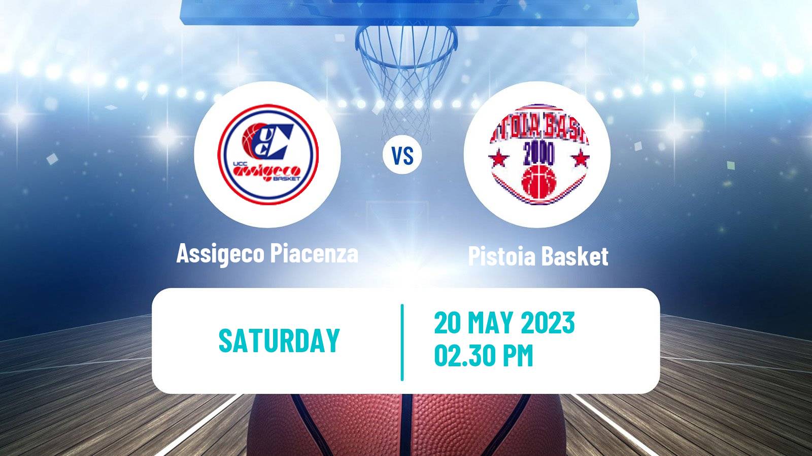 Basketball Italian Serie A2 Basketball Assigeco Piacenza - Pistoia Basket