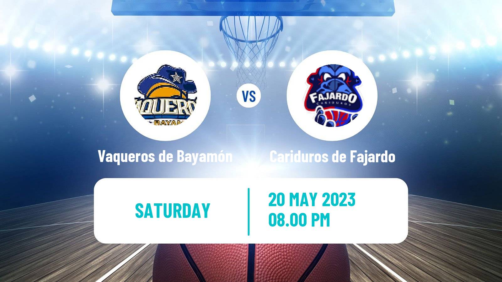 Basketball Puerto Rican BSN Vaqueros de Bayamón - Cariduros de Fajardo