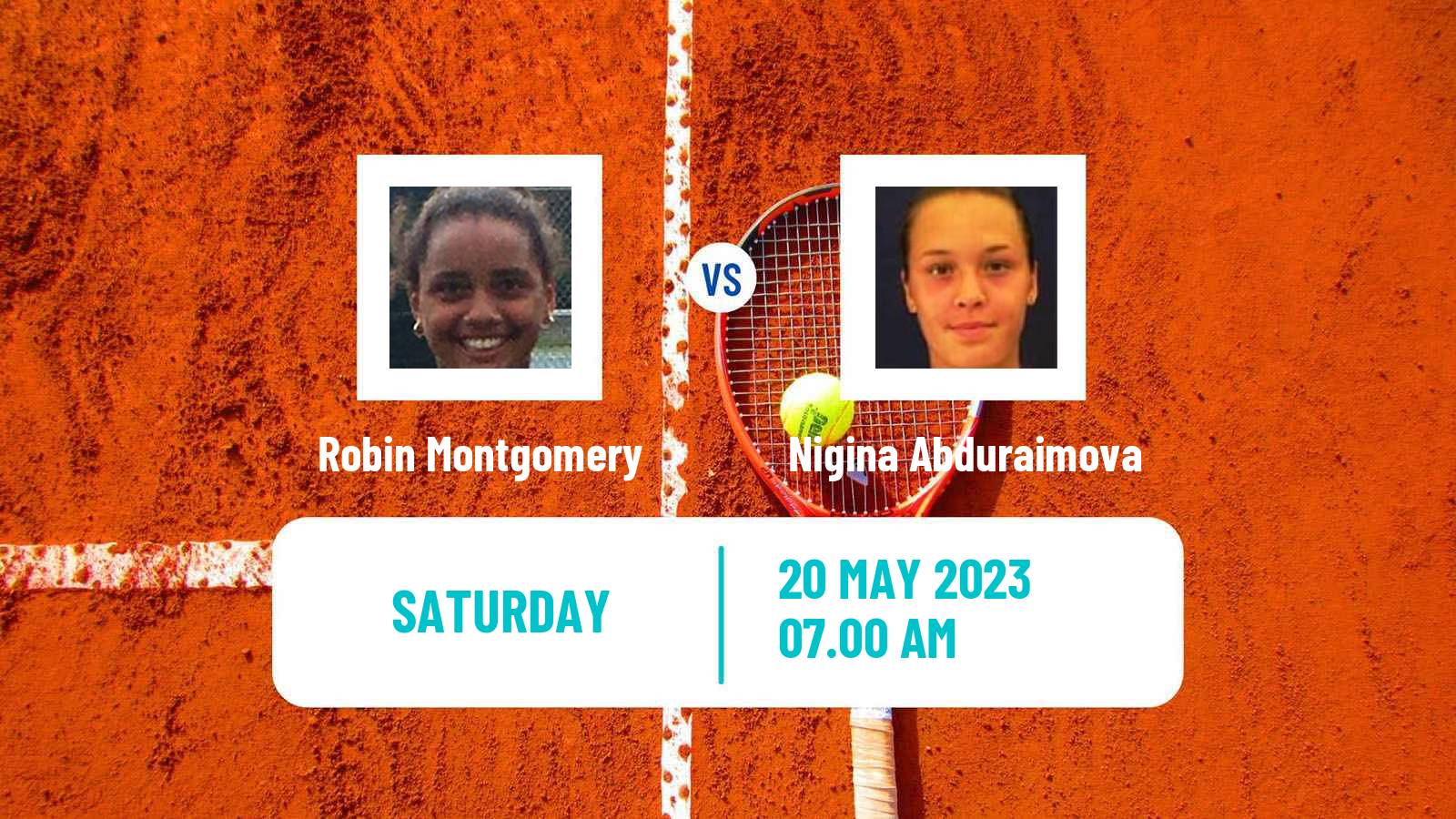 Tennis ITF W60 Saint Gaudens Women Robin Montgomery - Nigina Abduraimova