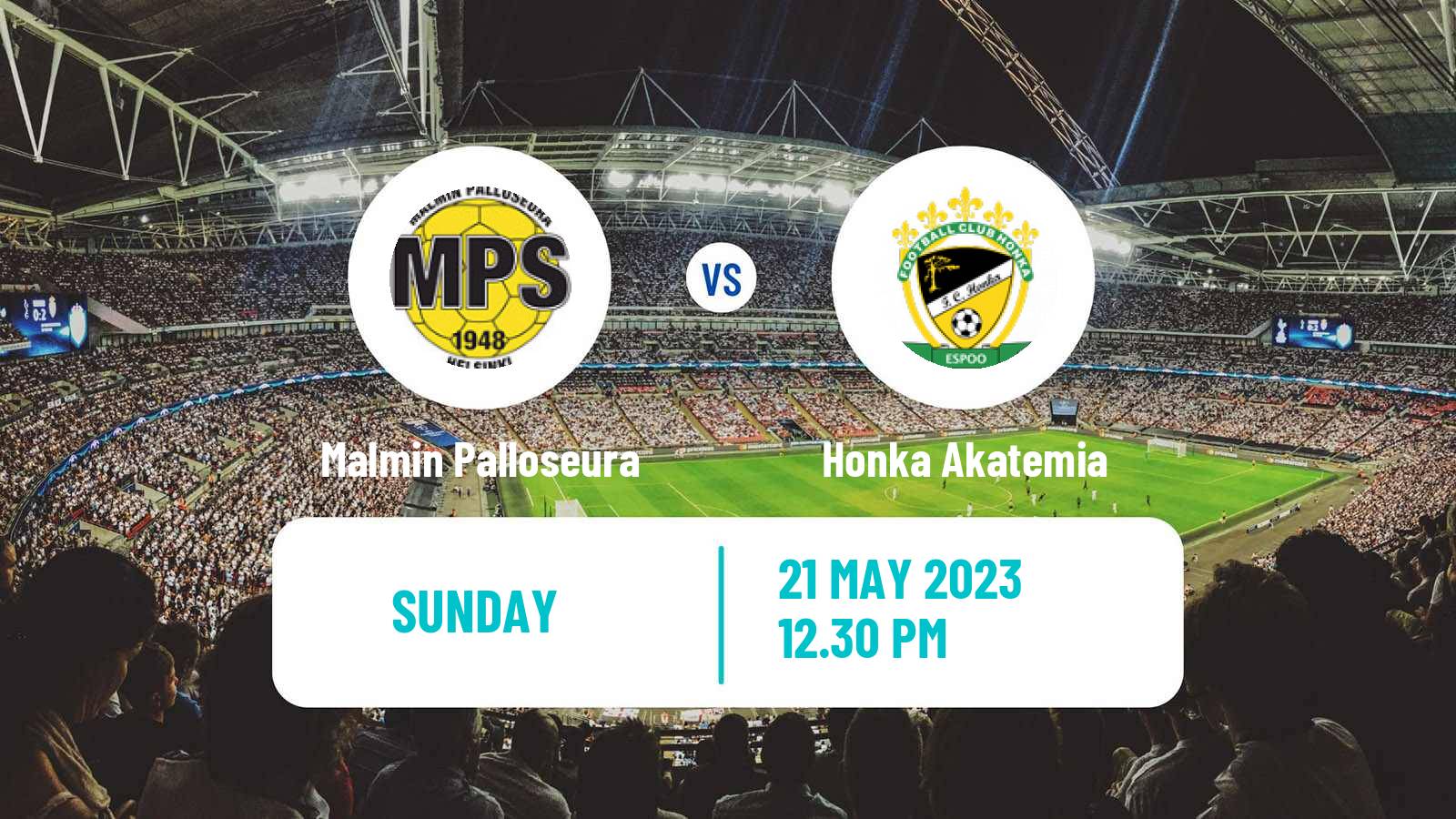 Soccer Finnish Cup Malmin Palloseura - Honka Akatemia