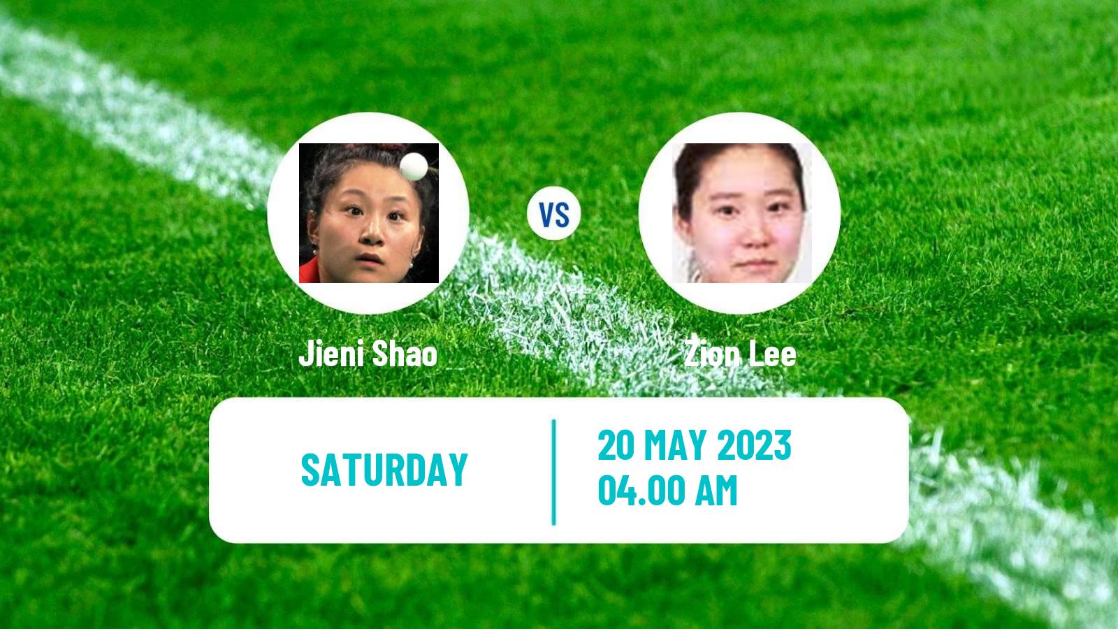 Table tennis World Championships Women Jieni Shao - Zion Lee