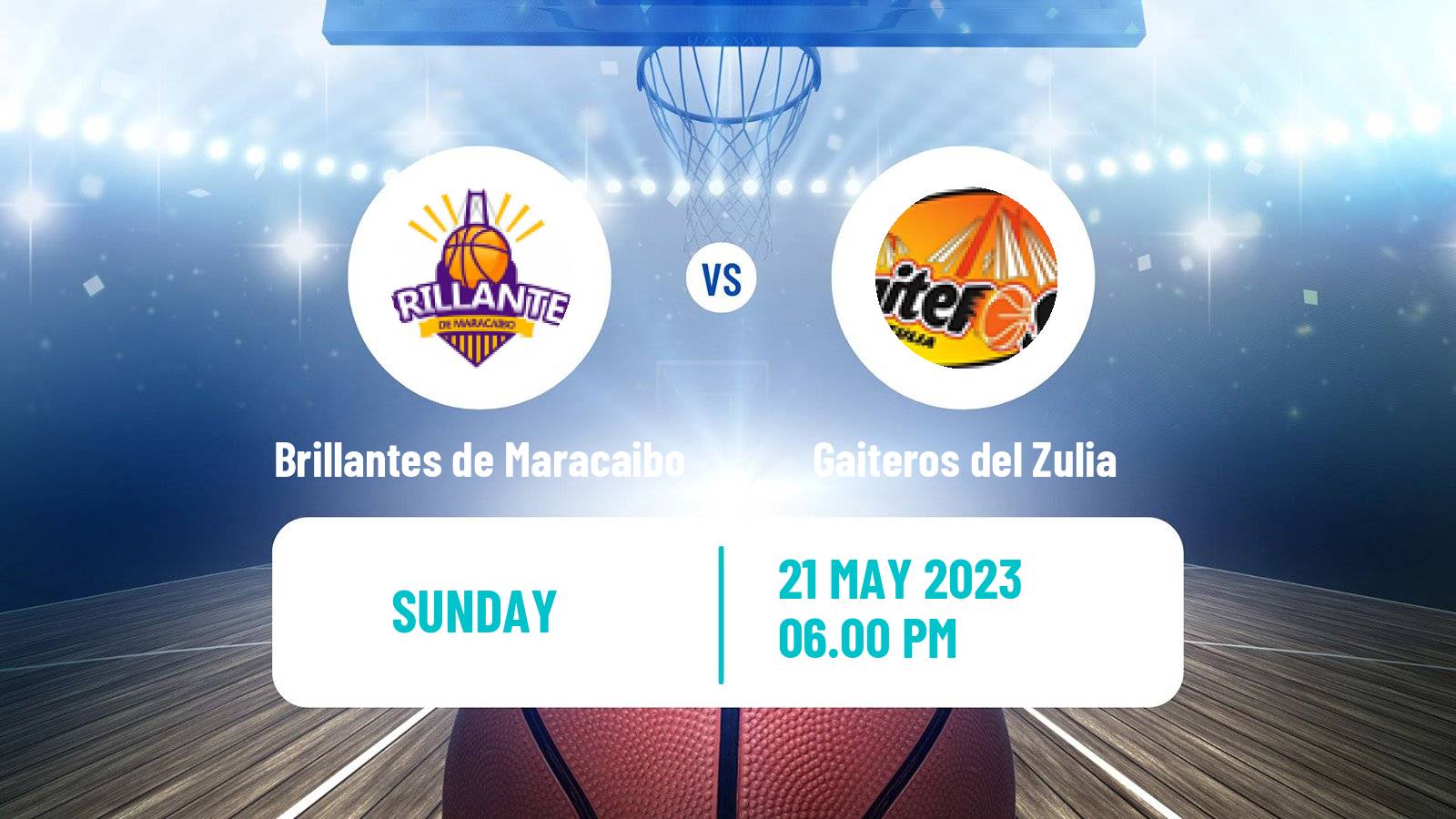 Basketball Venezuelan Superliga Basketball Brillantes de Maracaibo - Gaiteros del Zulia